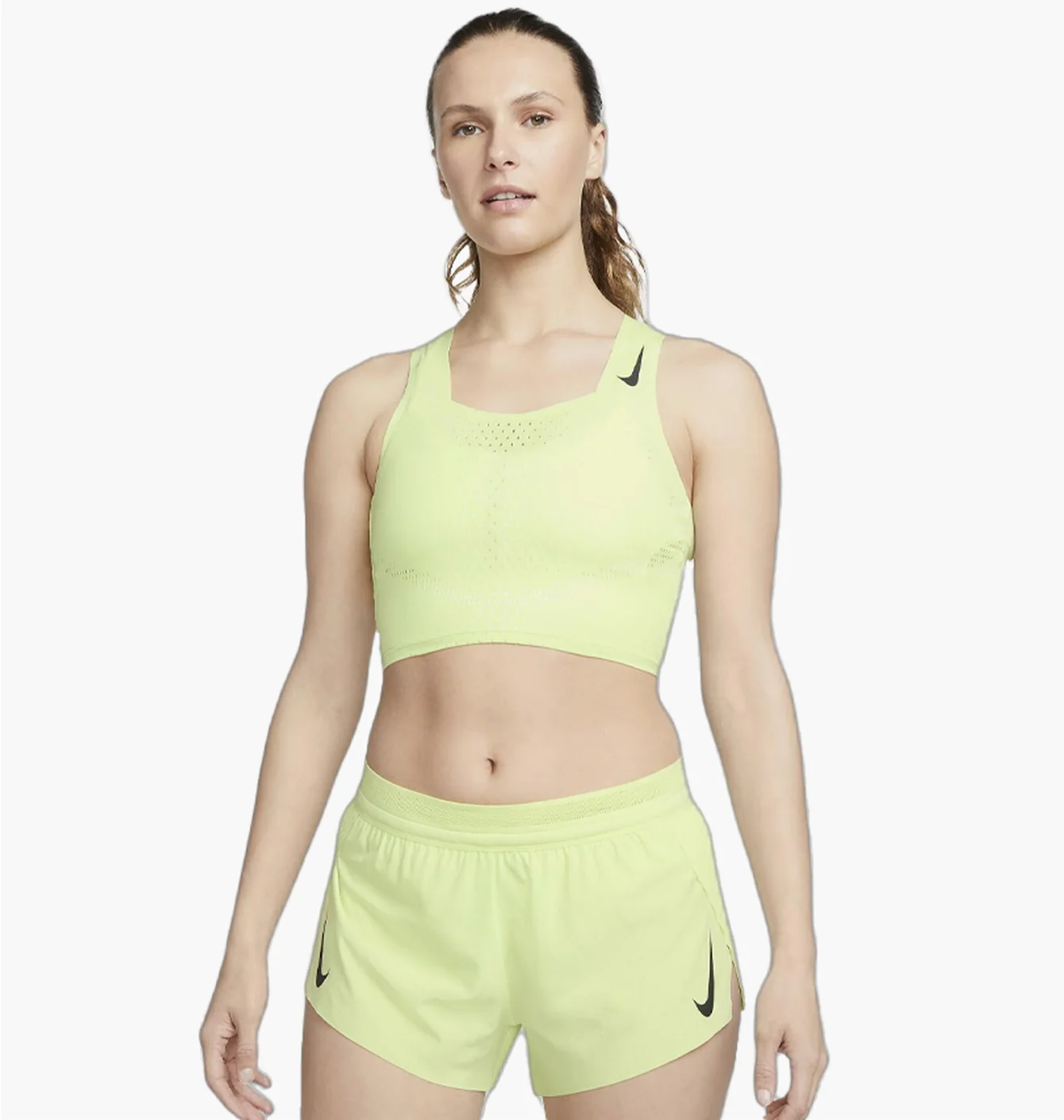 Топ жіночий Nike Aeroswift Crop Yellow DM8728-736