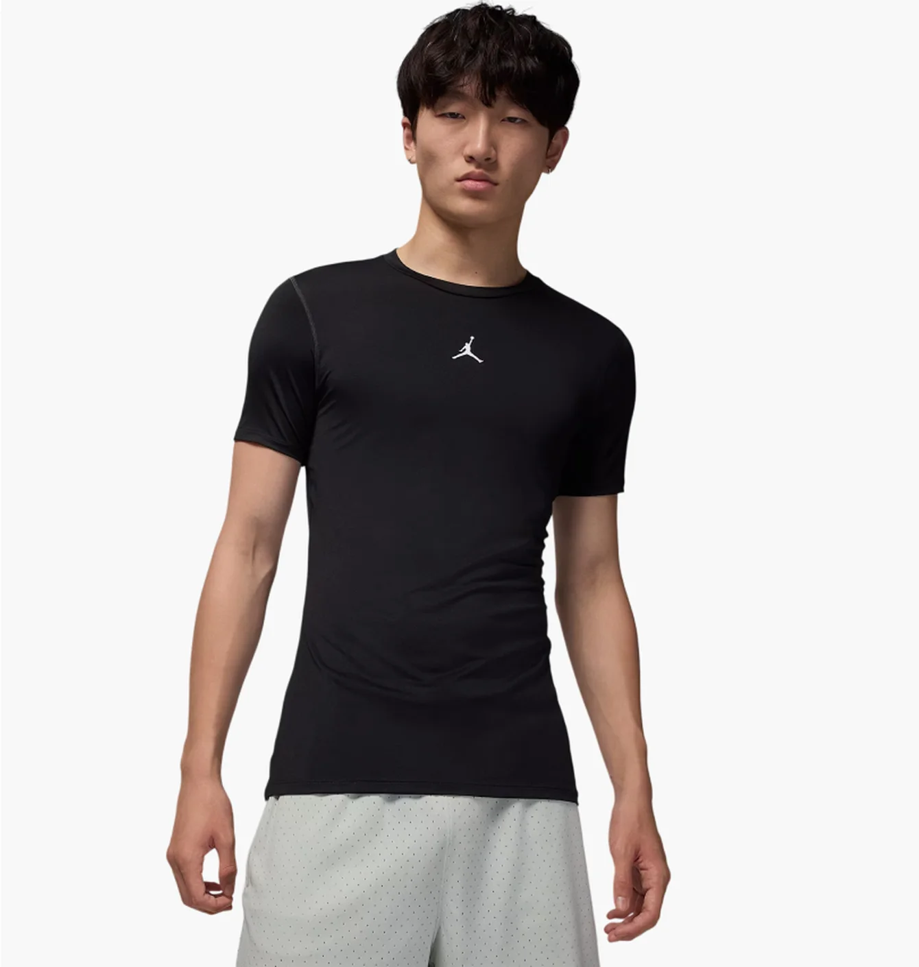 Футболка чоловіча Air Jordan Dri-Fit Short-Sleeve Base Layer Top Black HV4099-010