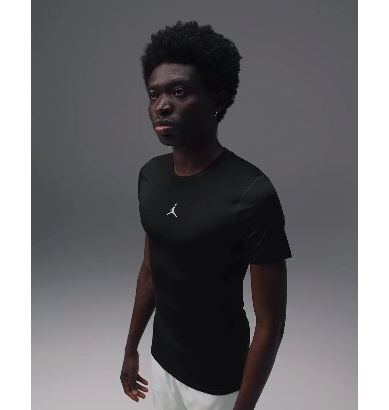 Футболка чоловіча Air Jordan Dri-Fit Short-Sleeve Base Layer Top Black HV4099-010