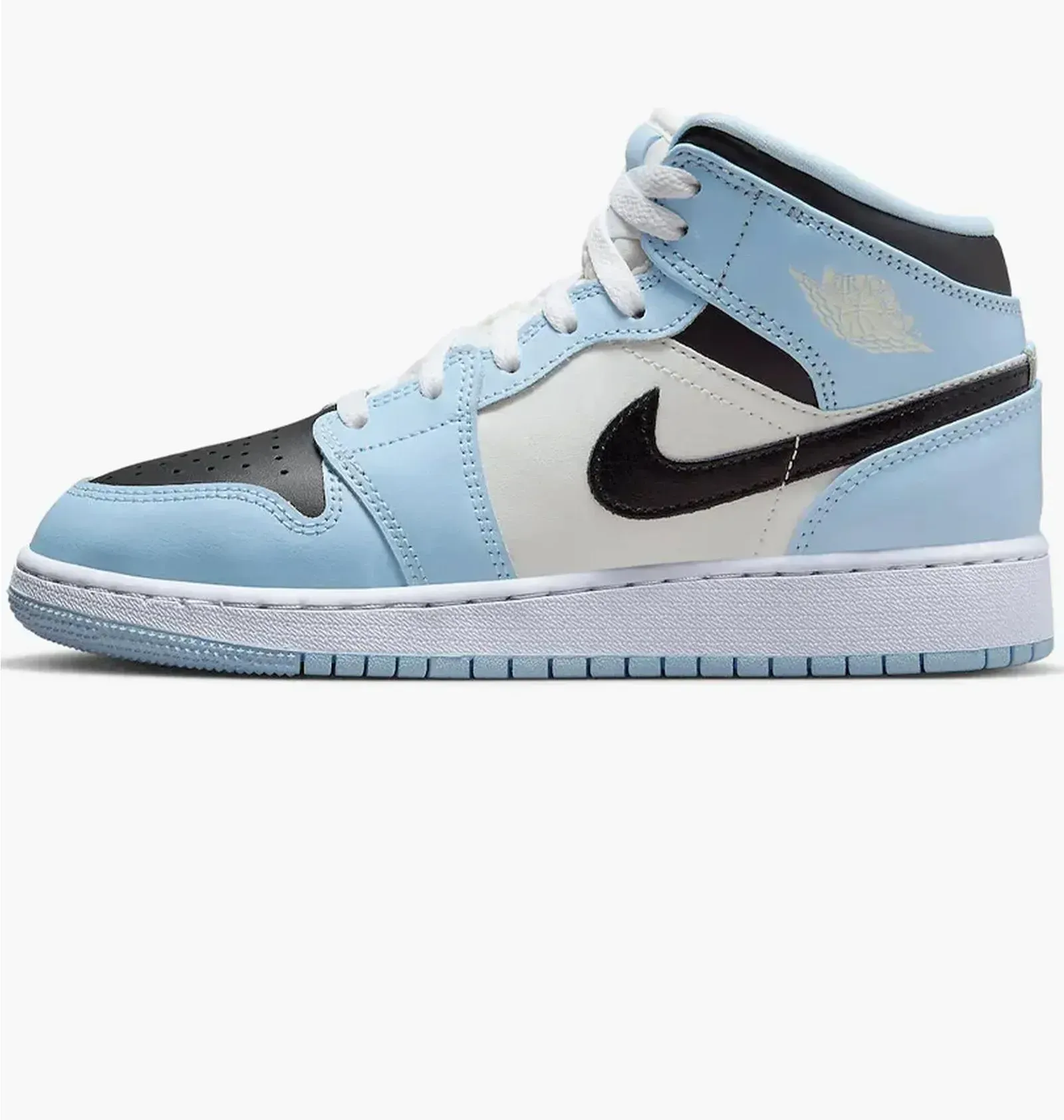 Кросівки жіночі Jordan 1 Mid Gs Ice Blue (555112-401)