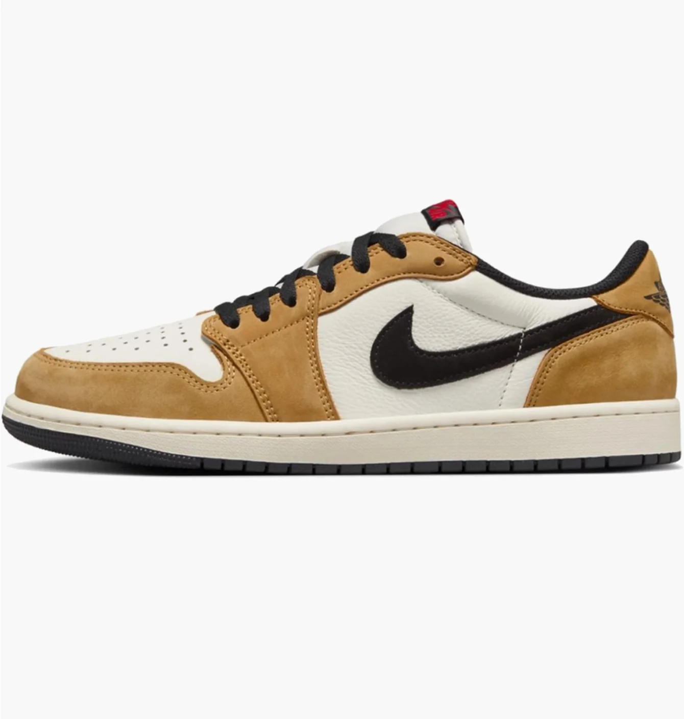 Кросівки чоловічі Air Jordan 1 Low Og White/Yellow CZ0790-107