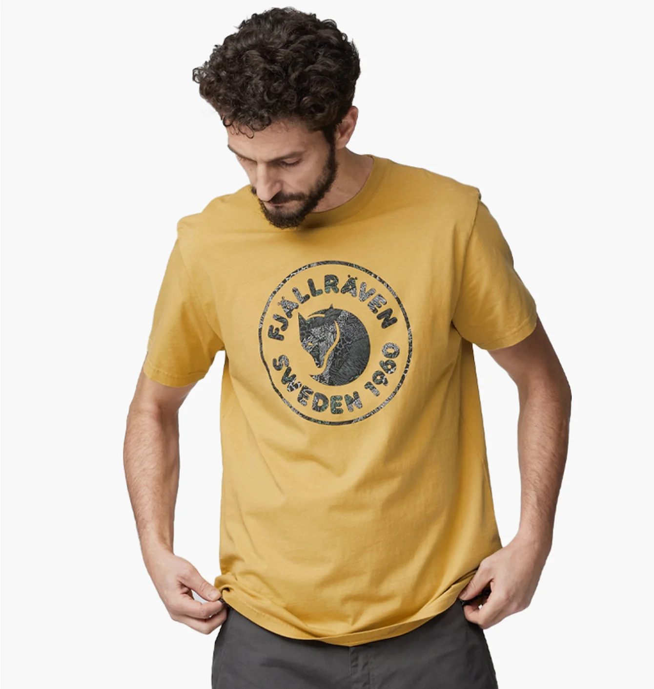 Футболка чоловіча Fjallraven Kanken Art T Shirt Green Yellow F86975-620