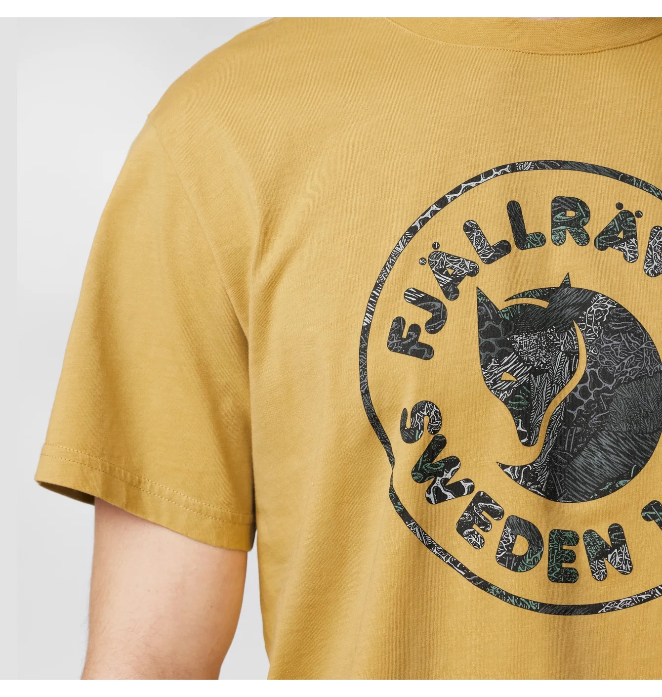 Футболка чоловіча Fjallraven Kanken Art T Shirt Green Yellow F86975-620