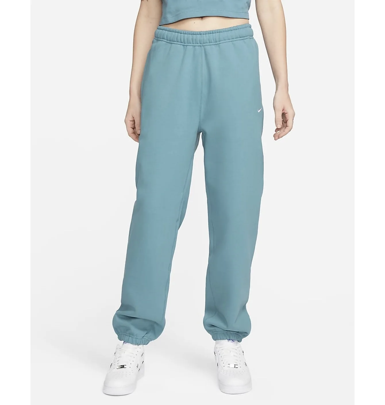 Штани жіночі Nike Solo Swoosh Light Blue CW5565-440