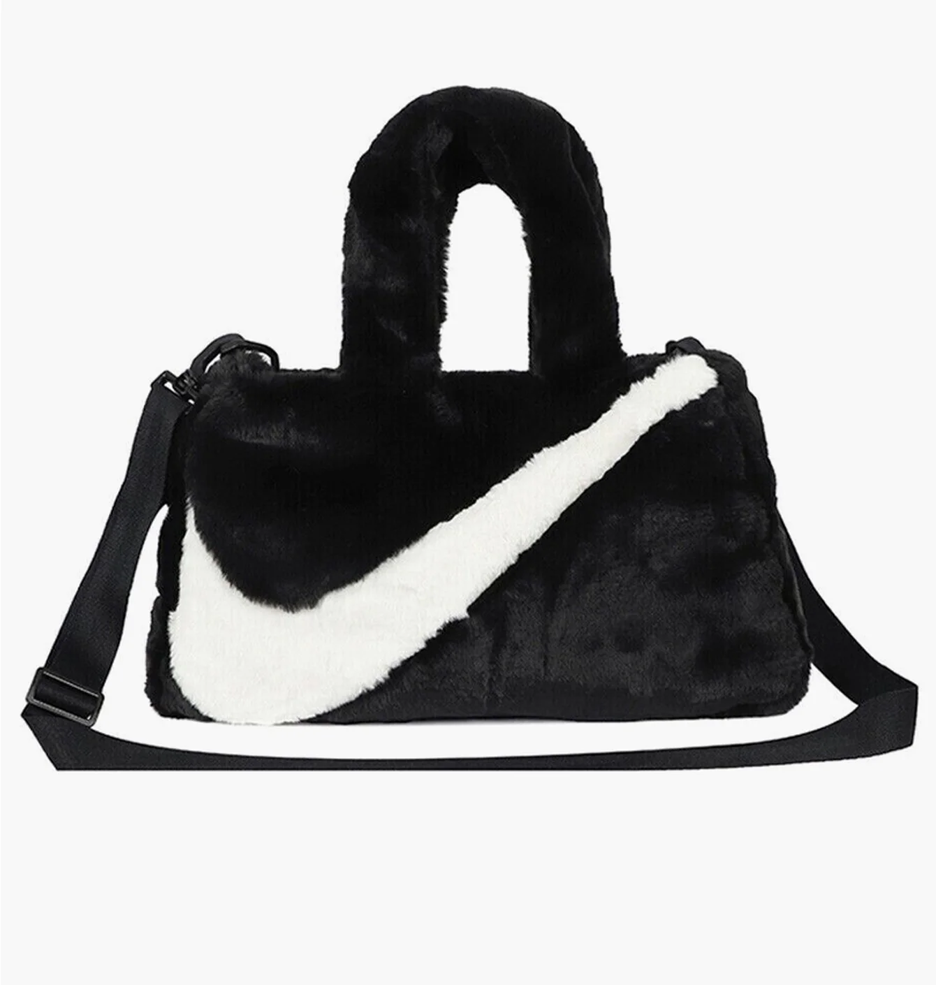Сумка жіноча Nike Faux Fur Tote Bag Black DQ5804-010