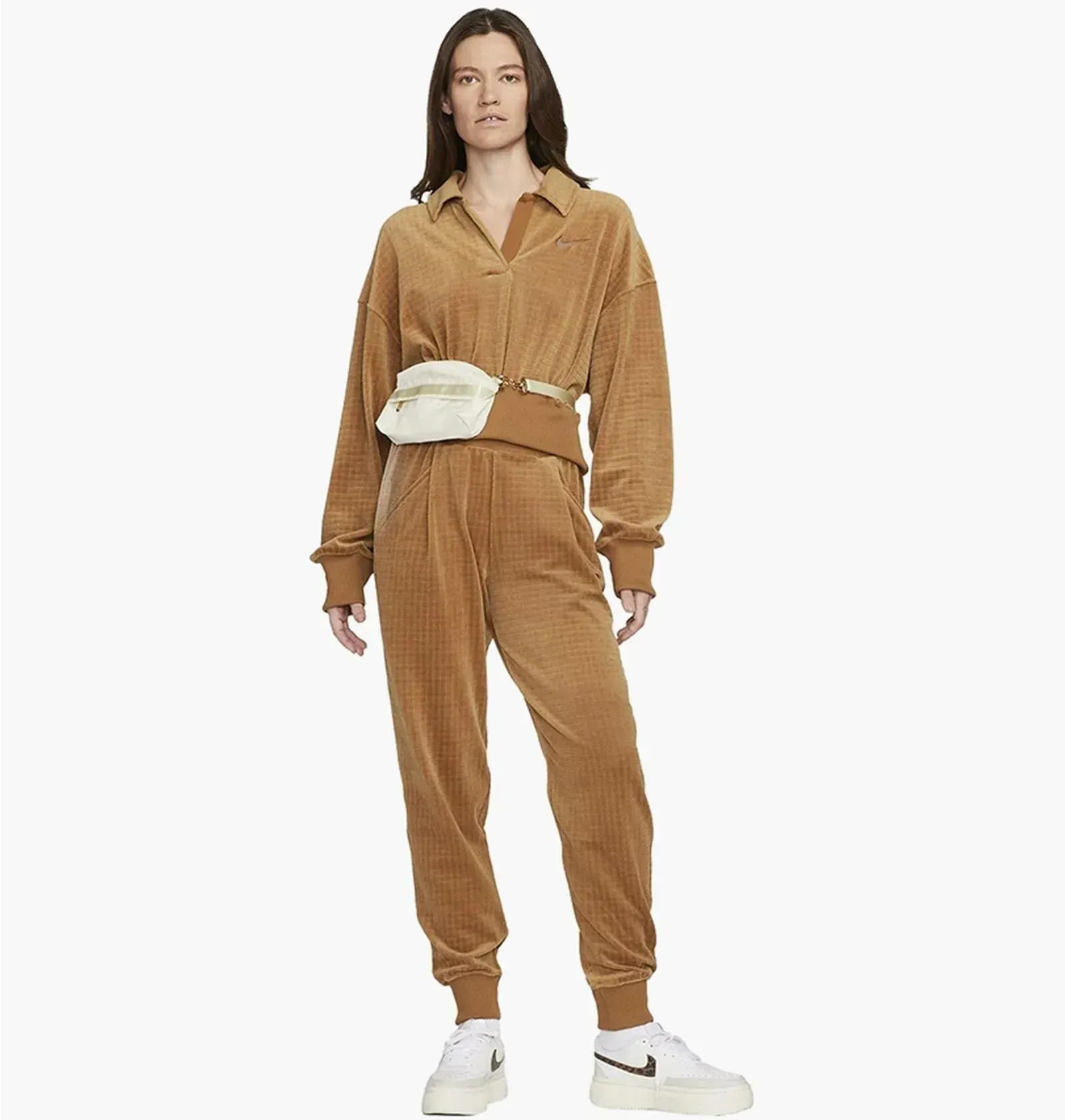 Спортивний костюм жіночий Nike Sportswear Outfit Brown (DV7814-270__DV7820-270)