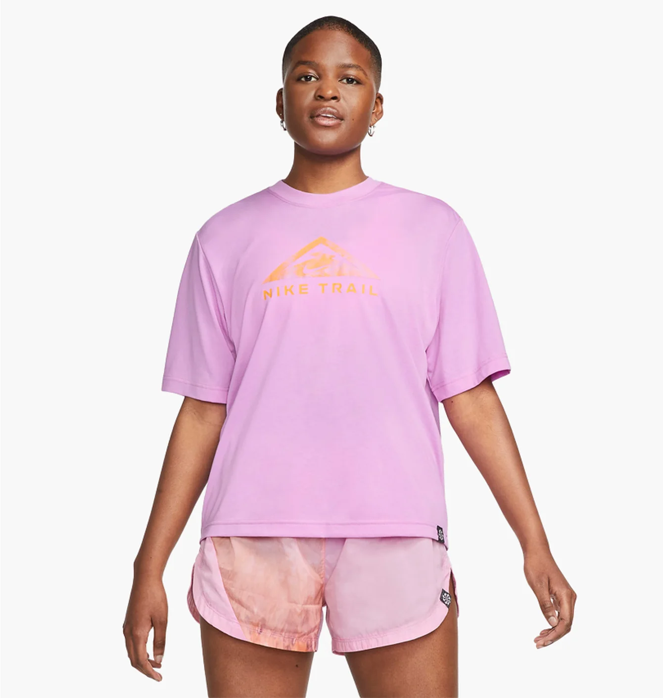 Футболка жіноча Nike Dri-Fit Trail WomenS Short Sleeve Tee Pink DX7896-532