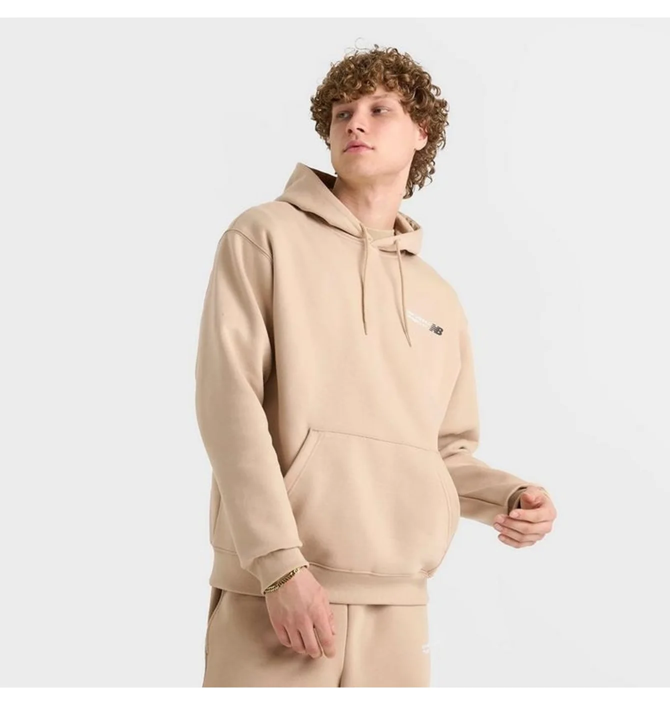 Худі чоловіче New Balance Tone Logo Beige MT51770-263