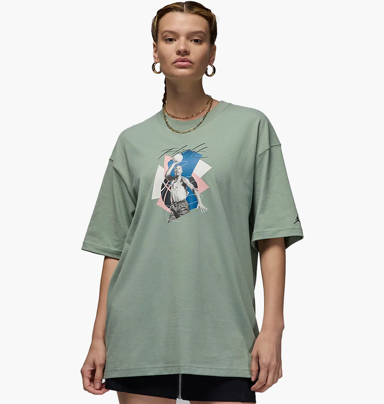 Футболка жіноча Air Jordan T-Shirt Oversize Green FN5708-304