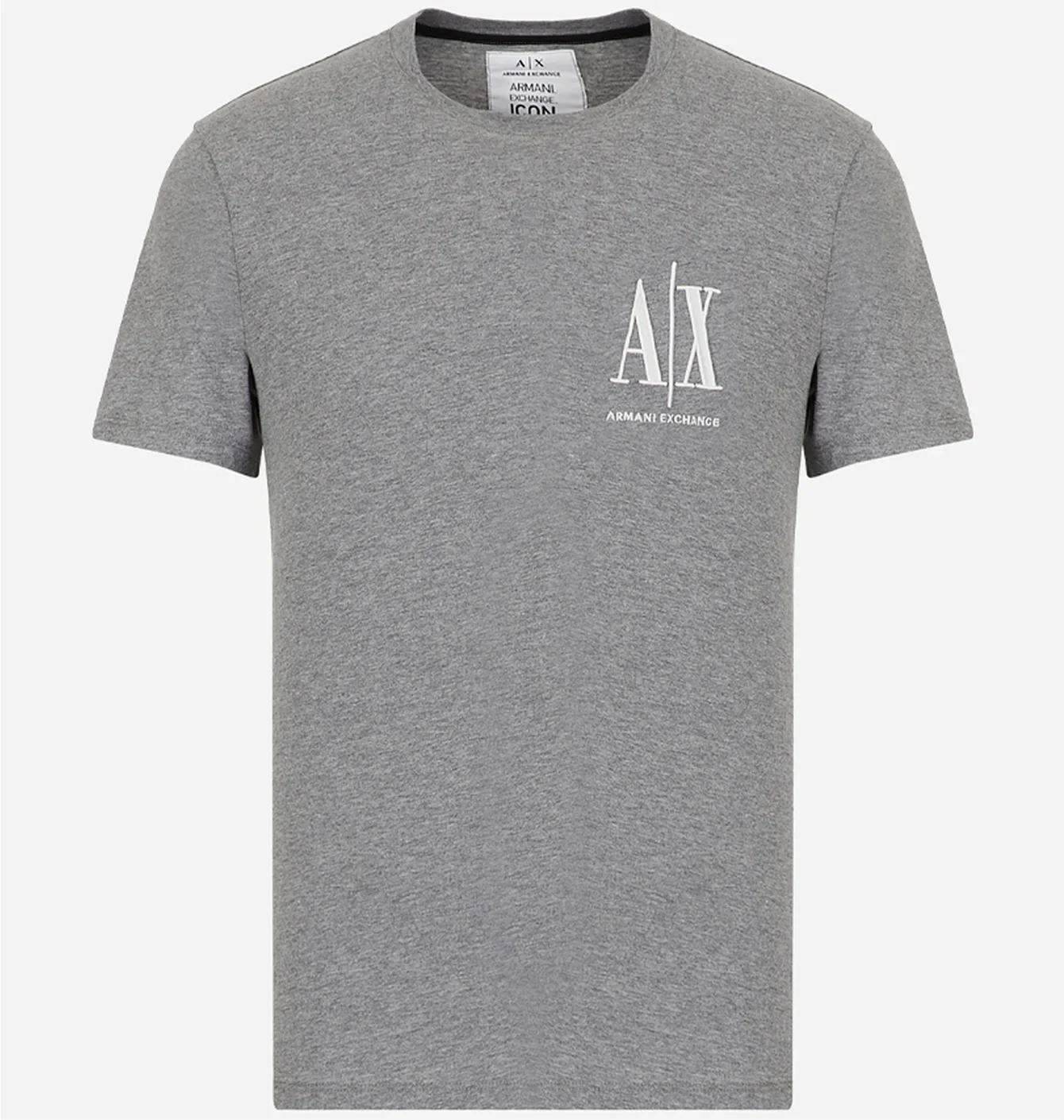 Футболка чоловіча Armani Exchange Icon Logo Regular Fit T-Shirt Grey 8NZTPHZJH4Z13930