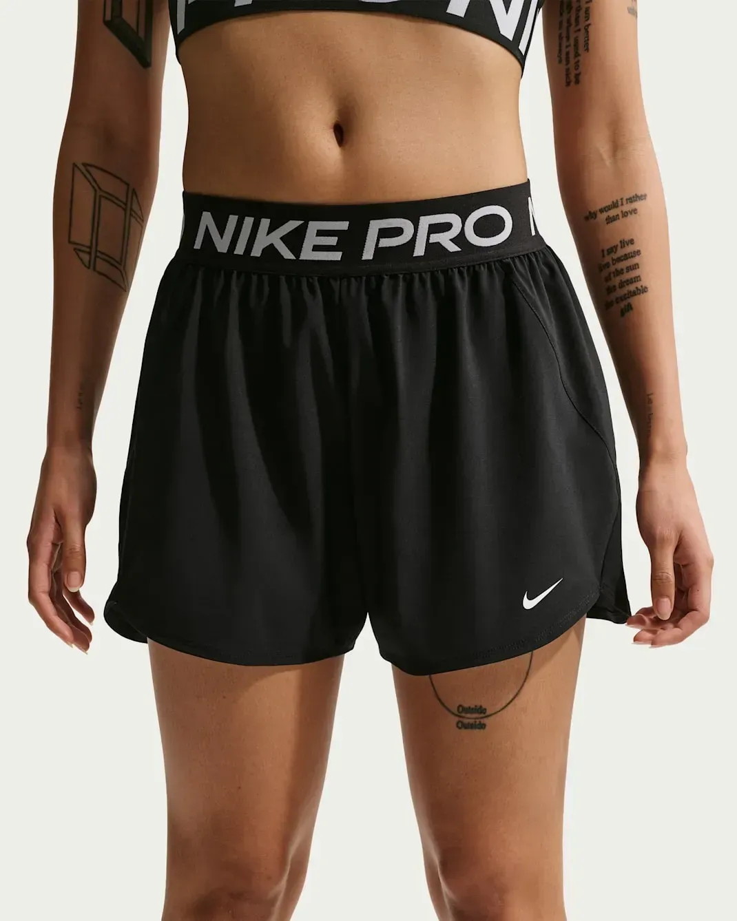Шорти жіночі Nike Pro Dri-Fit Mid-Rise Brief-Lined 3" Woven (IQ0784-010)