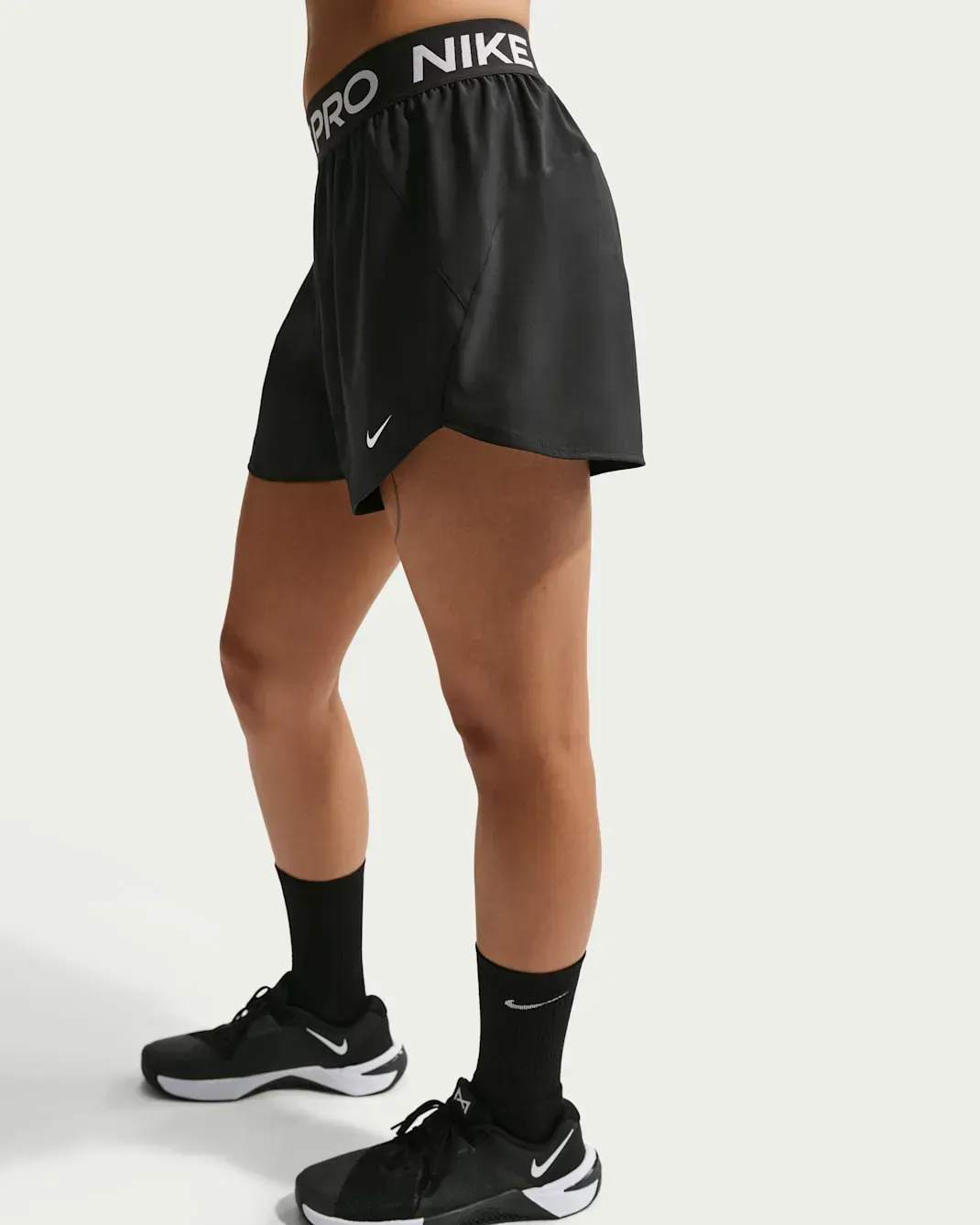 Шорти жіночі Nike Pro Dri-Fit Mid-Rise Brief-Lined 3" Woven (IQ0784-010)
