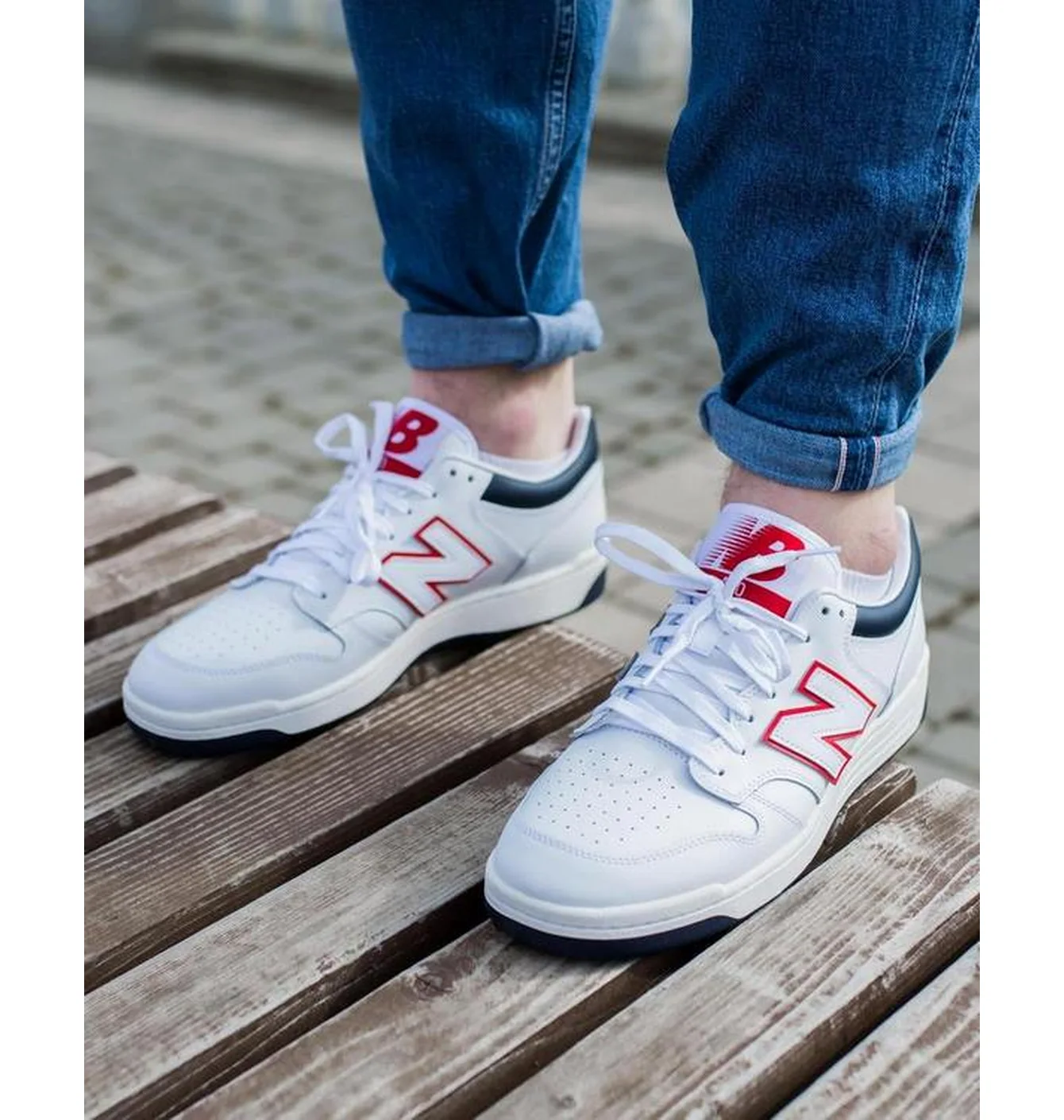 Кросівки чоловічі New Balance Bb480 White BB480LWG