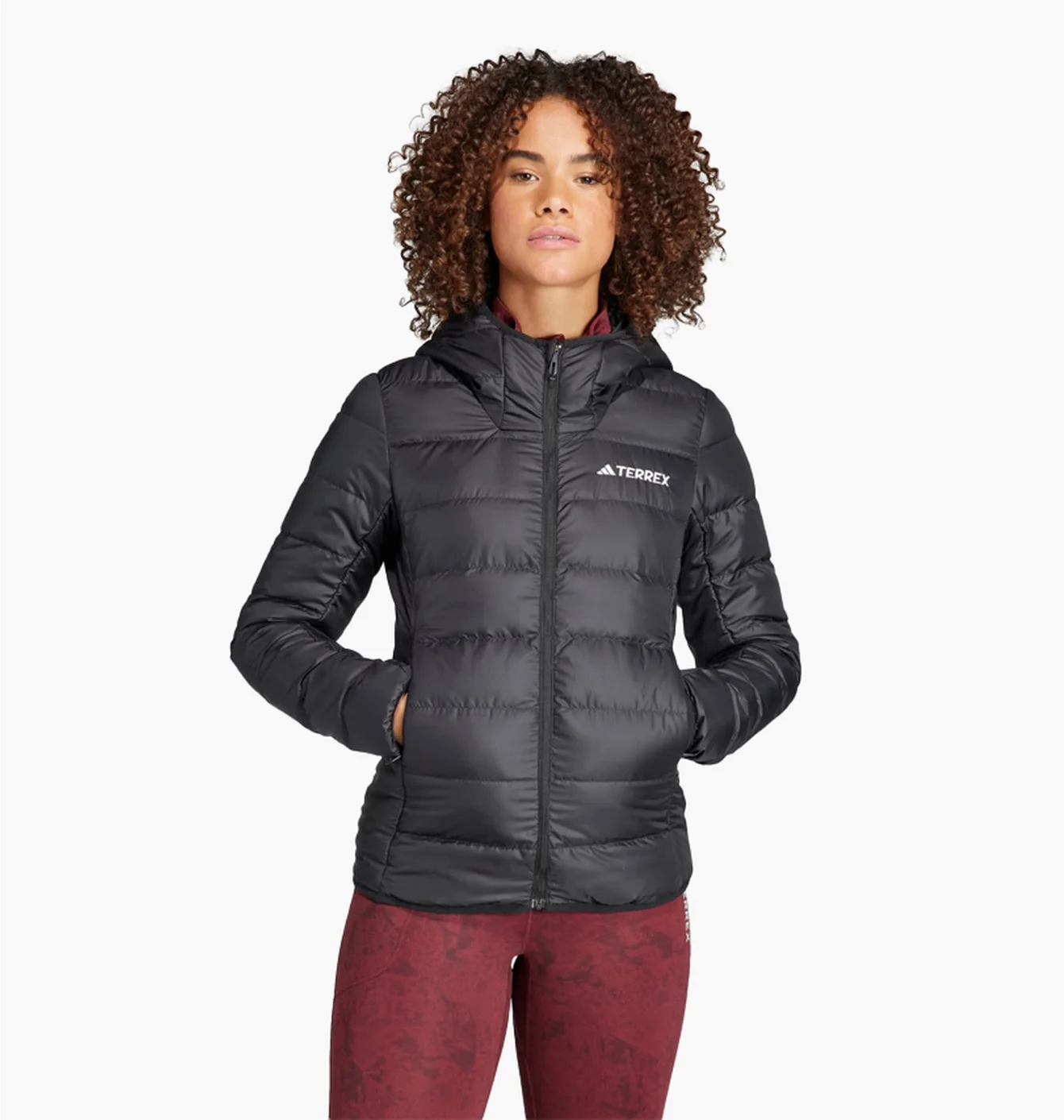 Куртка жіноча Adidas Terrex Multi Light Down Hooded Black IP6034