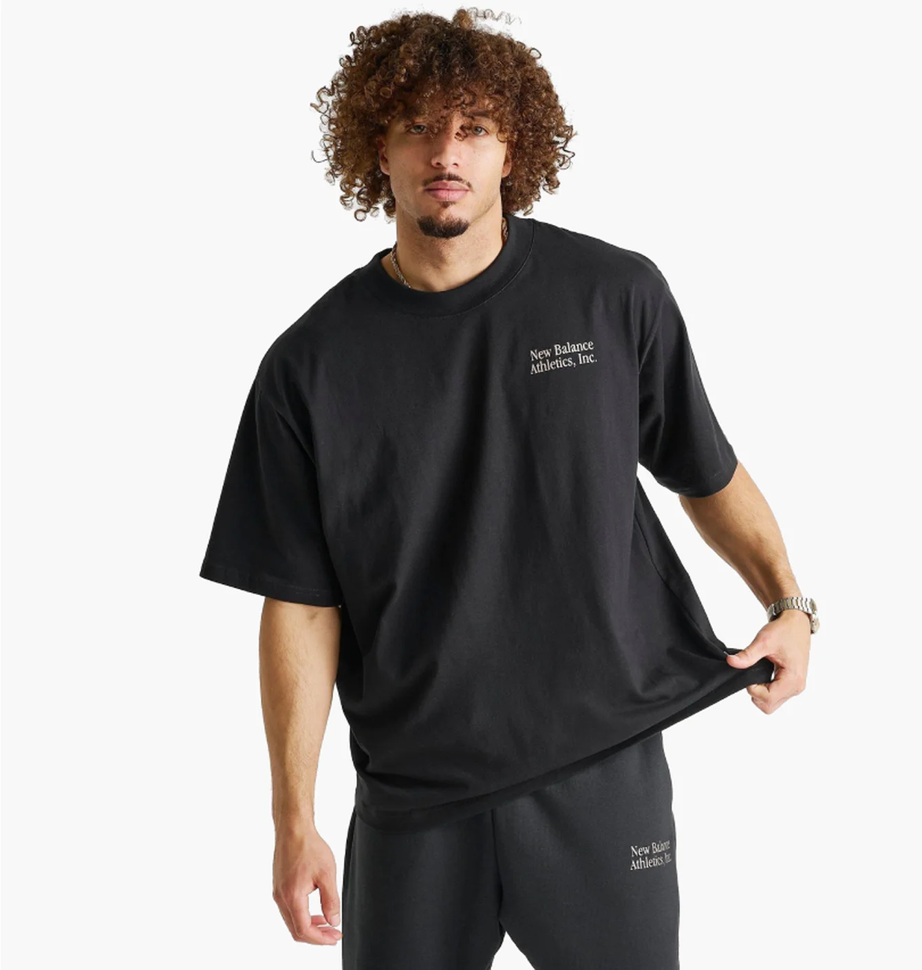 Футболка чоловіча New Balance Athletics Black MT54006