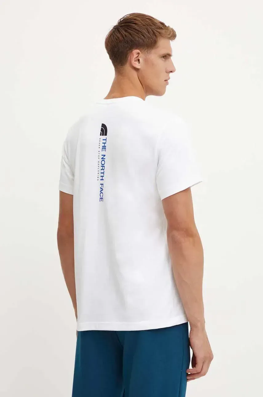 Футболка чоловіча The North Face Box Swirl Back Print T-Shirt In White Exclusive (NF0A89EAFN41)