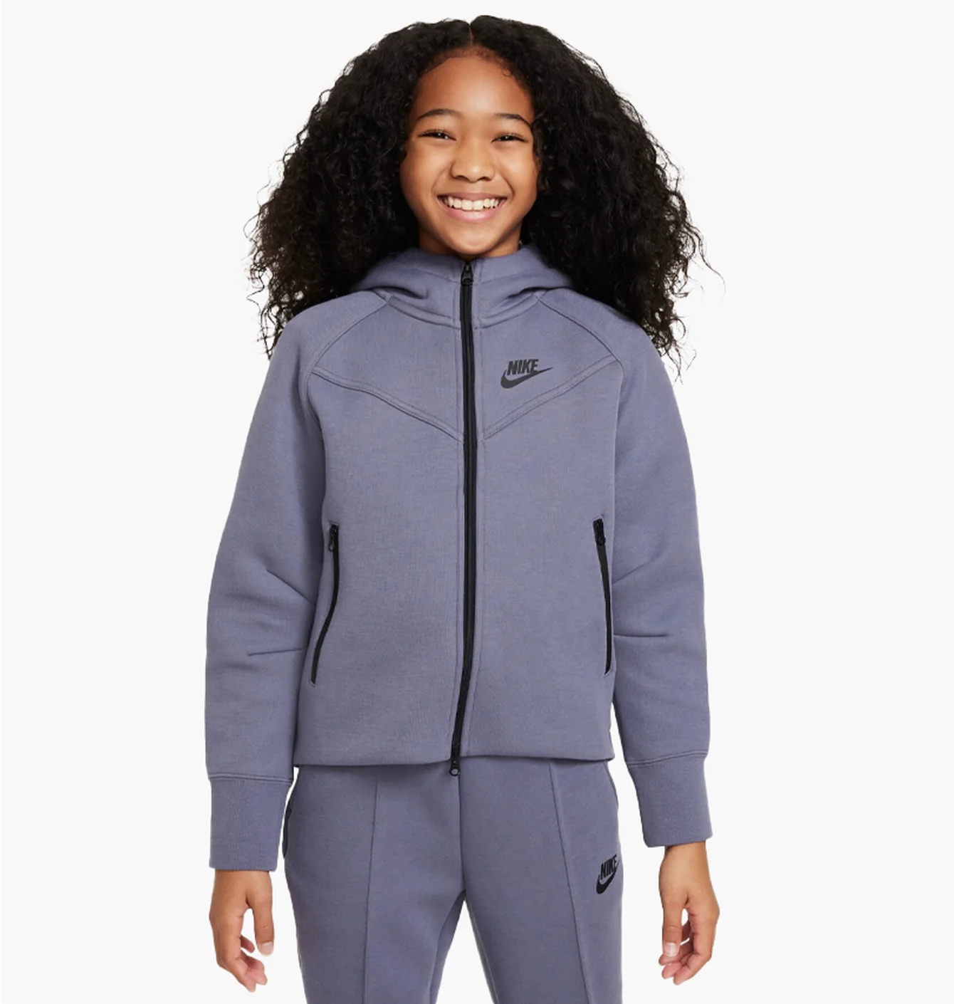Толстовка дитяча Nike Zip-Up Hoodie Tech Fleece Blue FD2979-003