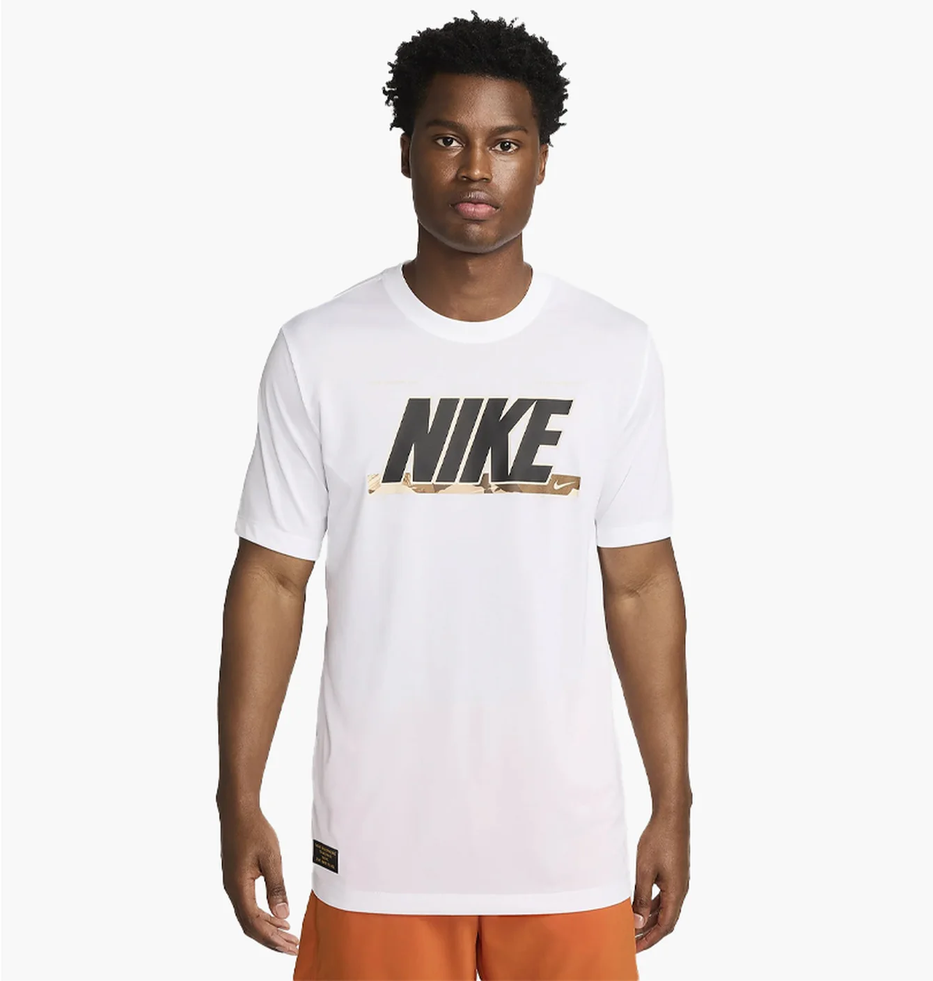 Футболка чоловіча Nike Df Tee Rlgd Camo Gfx White FV8370-100