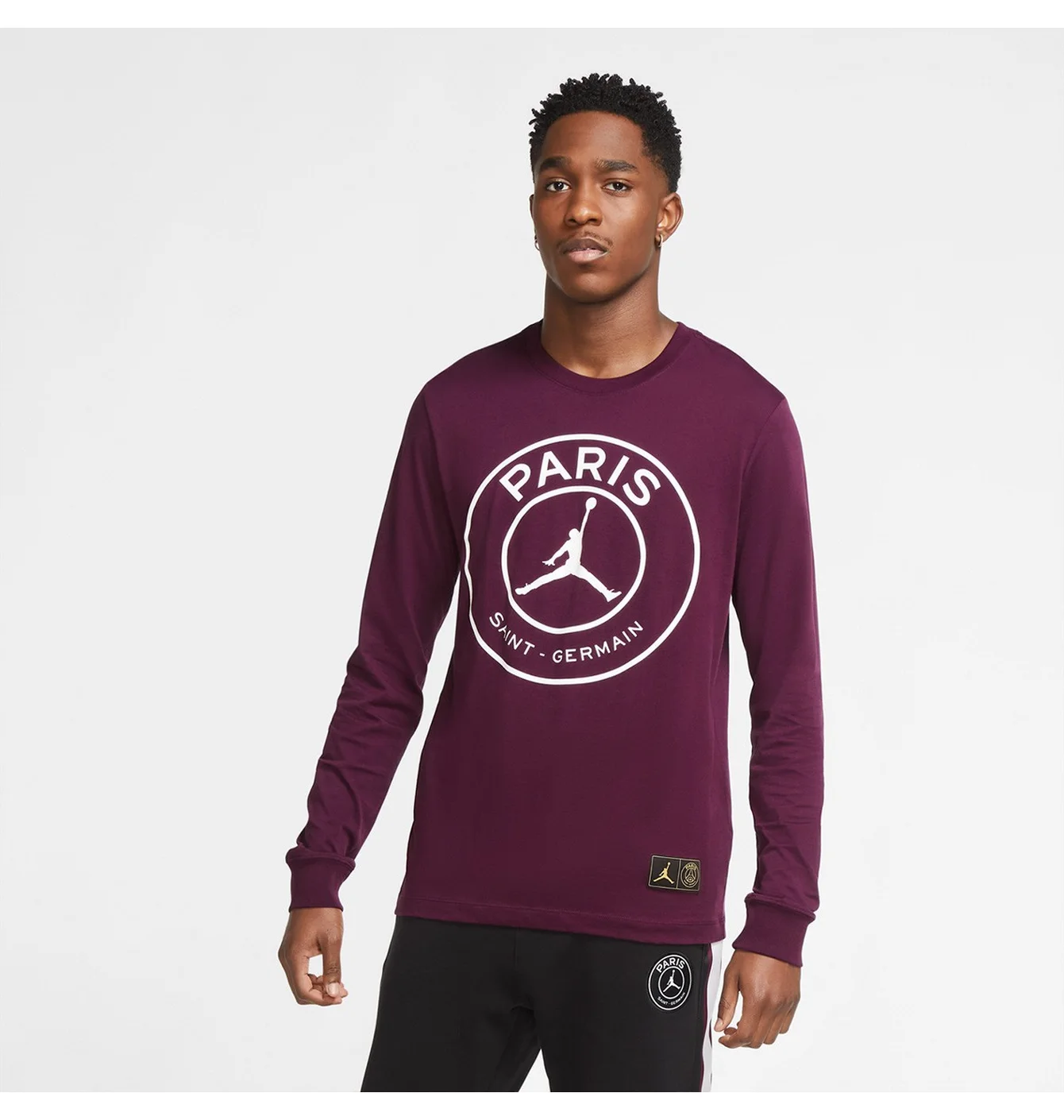 Толстовка чоловіча Nike Air Jordan X Psg Longsleeve Bordeaux CK9781-610