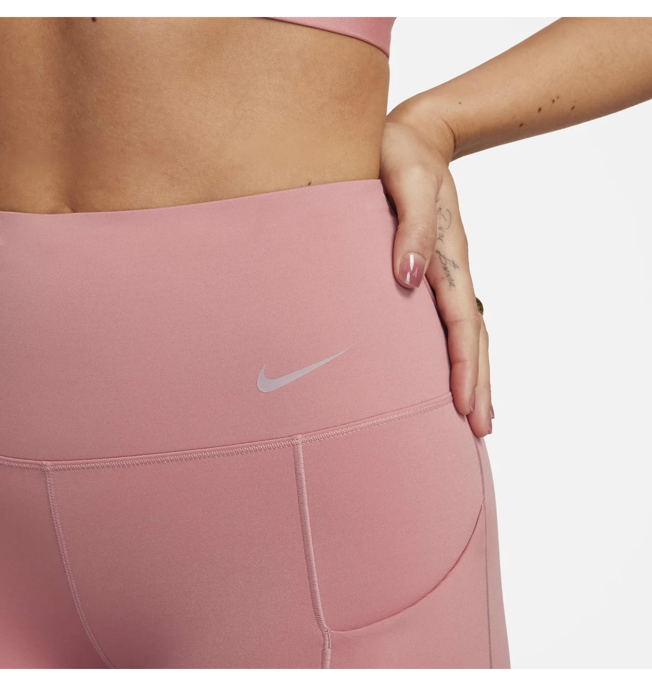 Лосини жіночі Nike W Dri-Fit Go Hr Tght Pink DQ5668-618