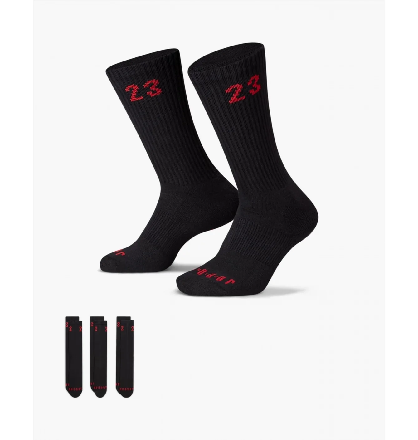 Шкарпетки унісекс Air Jordan Essential Crew (3 пари) Black DA5718-011
