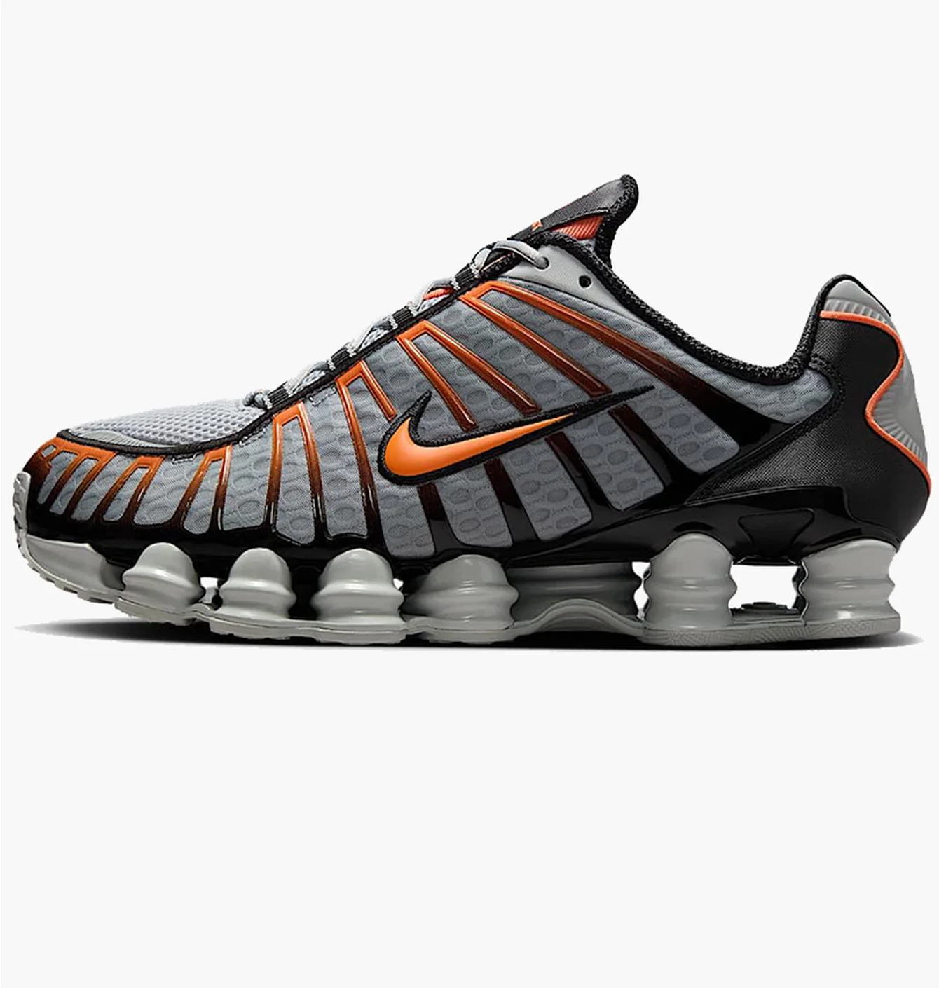 Кросівки чоловічі Nike Shox Tl Bright Mandarin Grey/Black AV3595-011