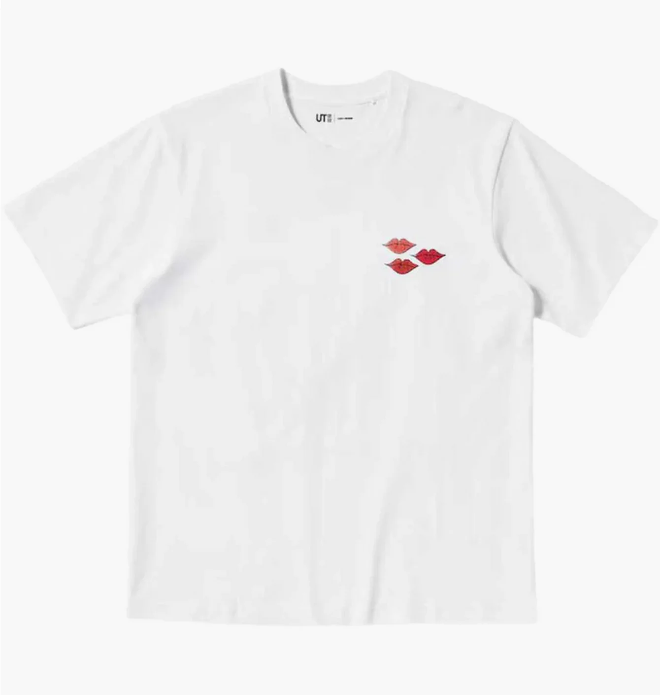 Футболка дитяча Uniqlo Kaws Warhol Pink Bunny White 341-476350