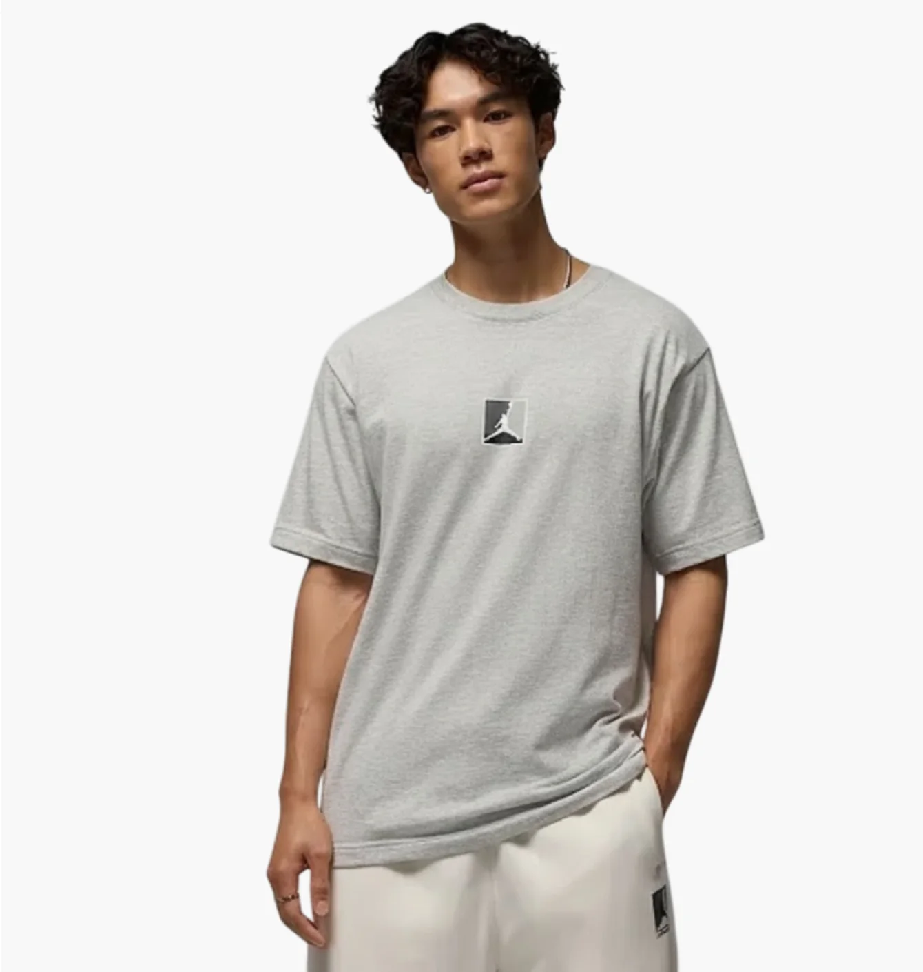 Футболка чоловіча Air Jordan Brooklyn Grey HQ8942-050