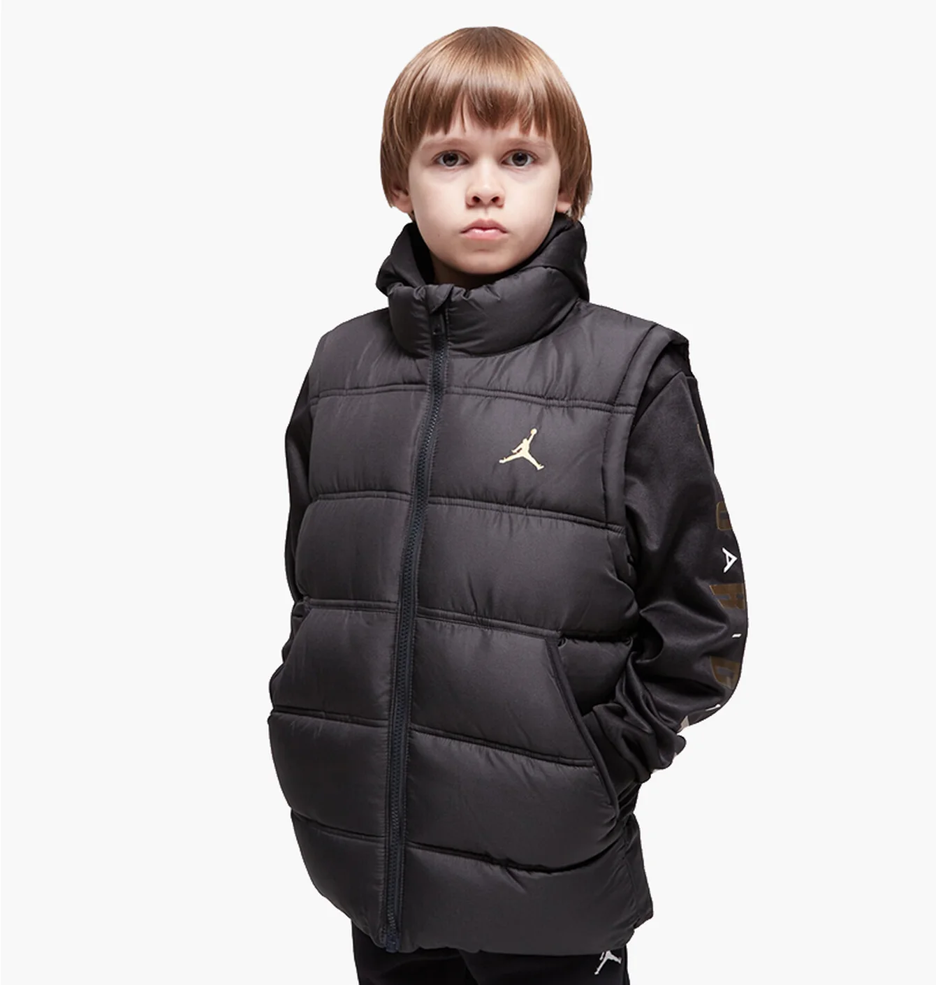 Жилетка дитяча Air Jordan Jacke Winter Jdb 2 Fer Jkt Black 95D191-K5X
