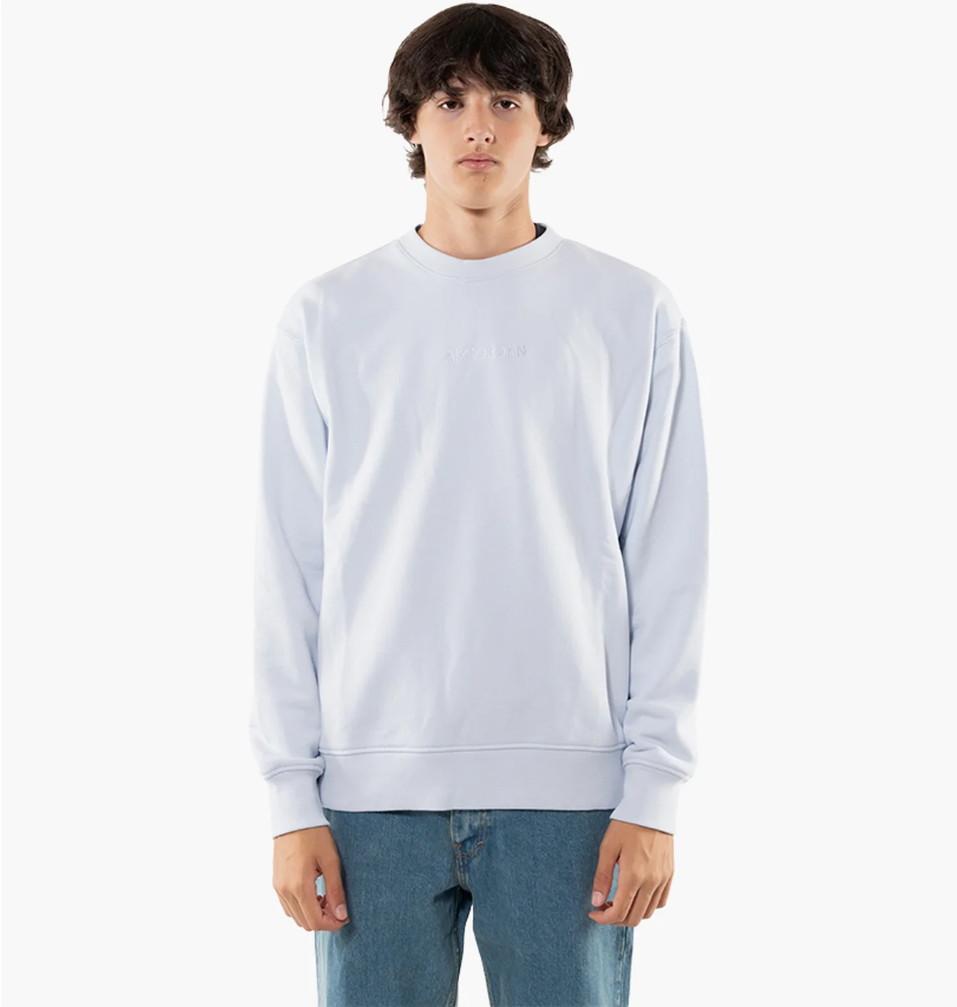 Лонгслів чоловічий Air Jordan Wordmark Crewneck White FZ3950-085