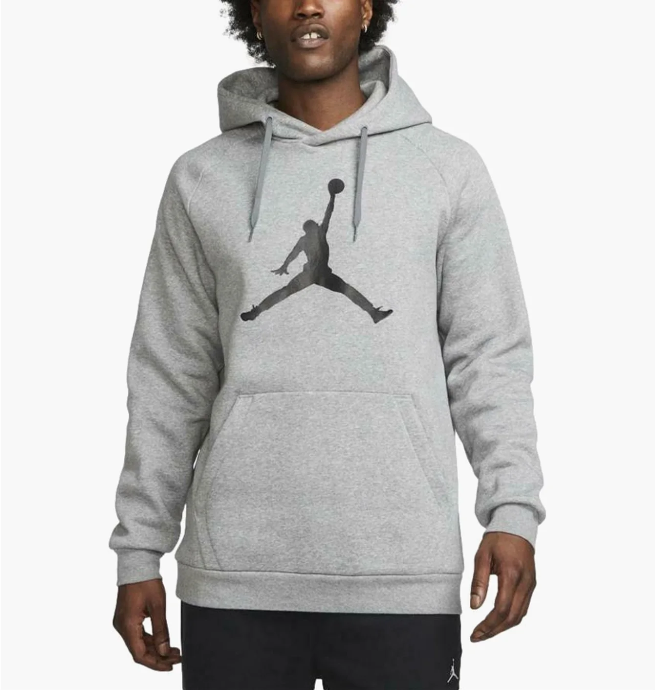 Худі чоловіче Air Jordan M J Jumplogo Flc Po Grey AV3145-091