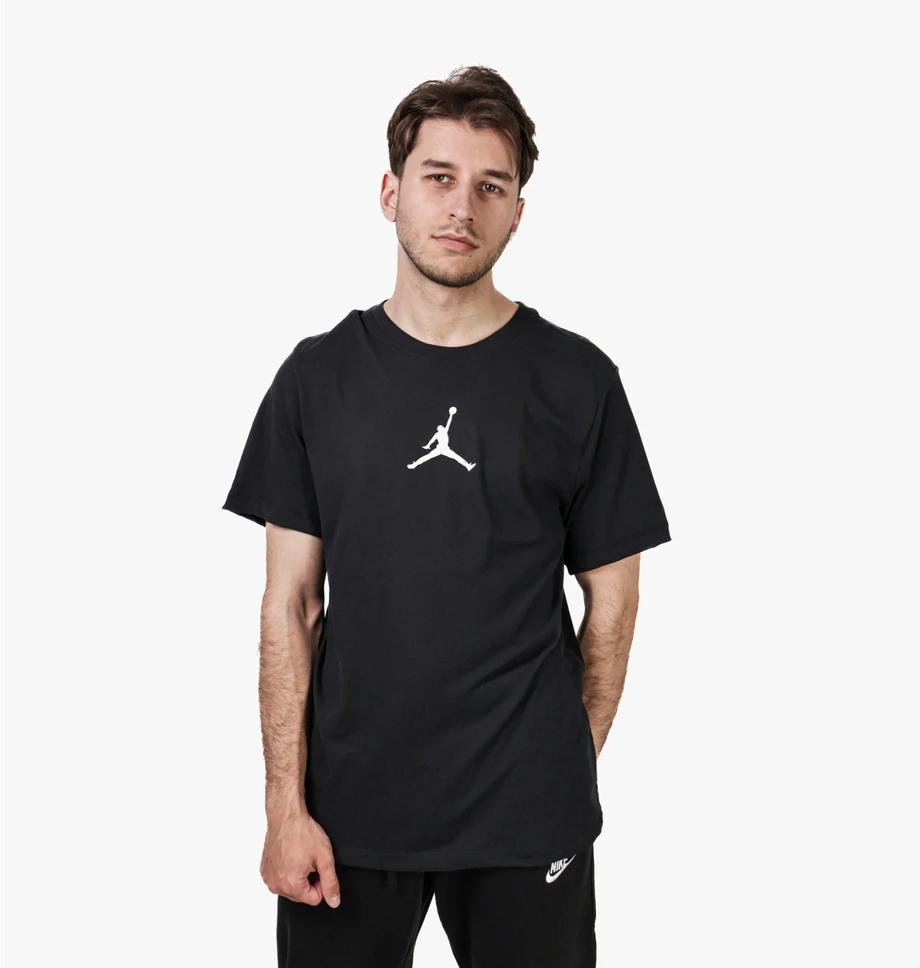 Футболка чоловіча Nike M J Jumpman Df Ss Crew Black CW5190-010