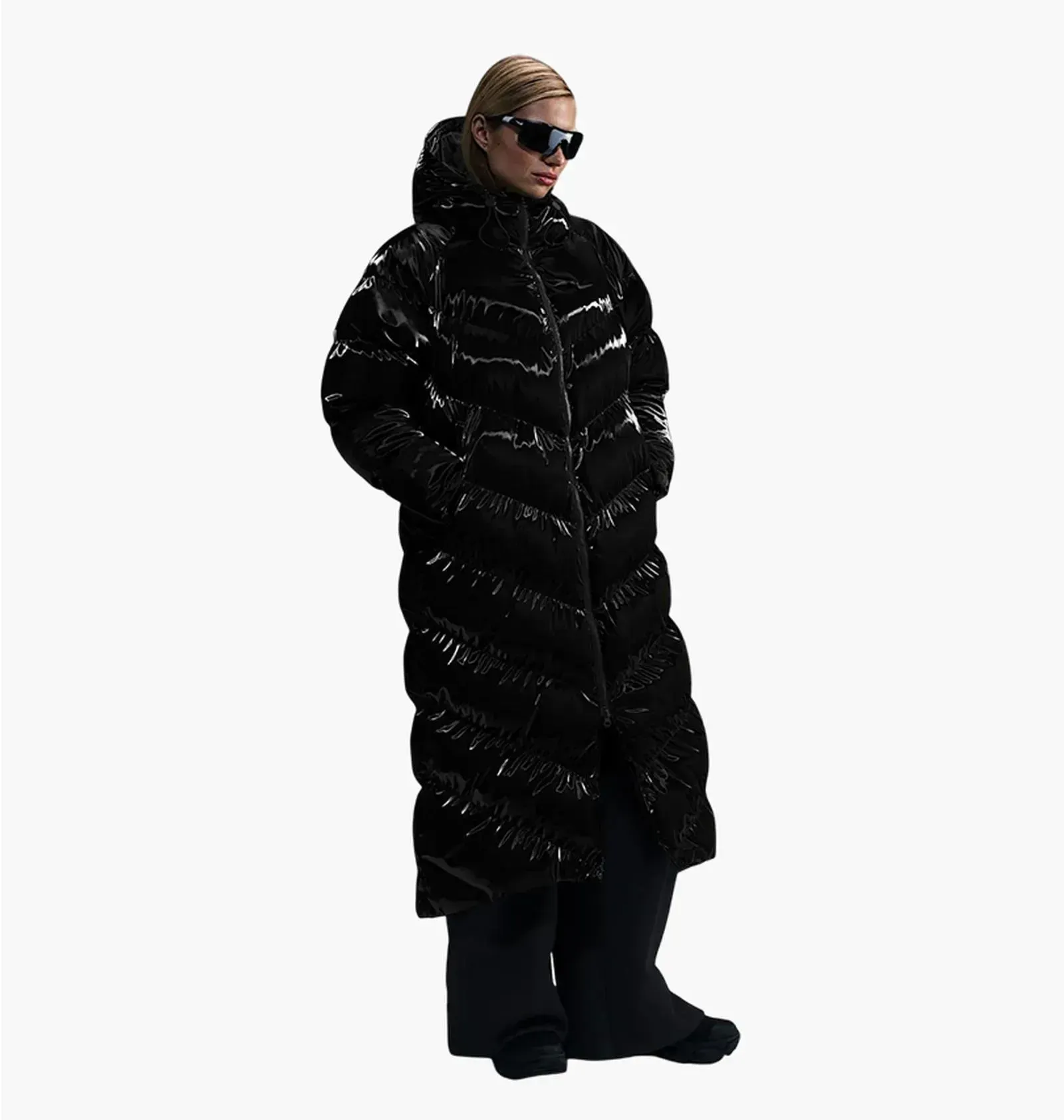 Куртка жіноча Nike W Nsw Tf Os Shn Snfl Wnpfr Pka (FV7827-010)