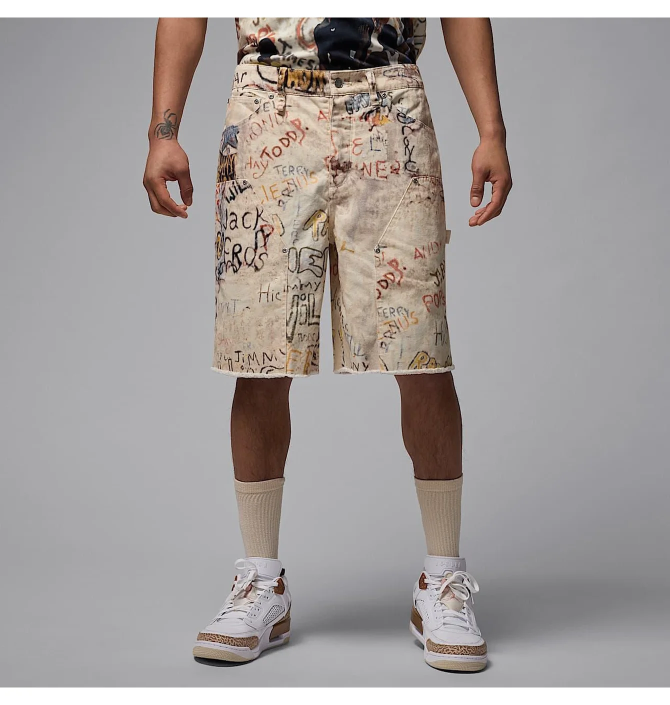 Шорти чоловічі Air Jordan Pg Aop Beige HF9345-133