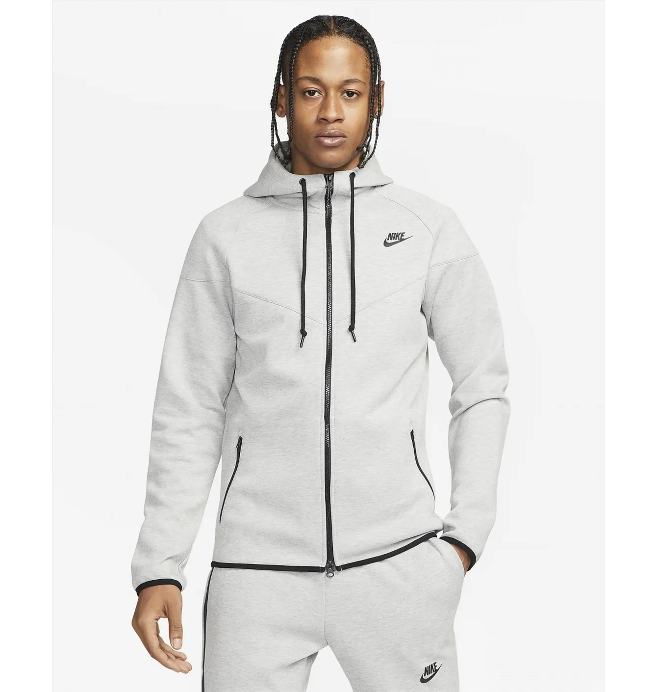 Толстовка чоловіча Nike Sportswear Tech Fleece Og Grey FD0737-063
