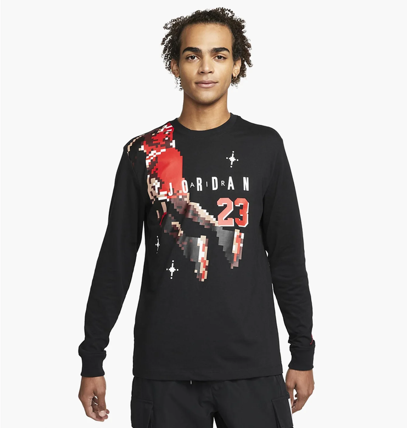 Лонгслів чоловічий Air Jordan Graphic Black DC9793-010
