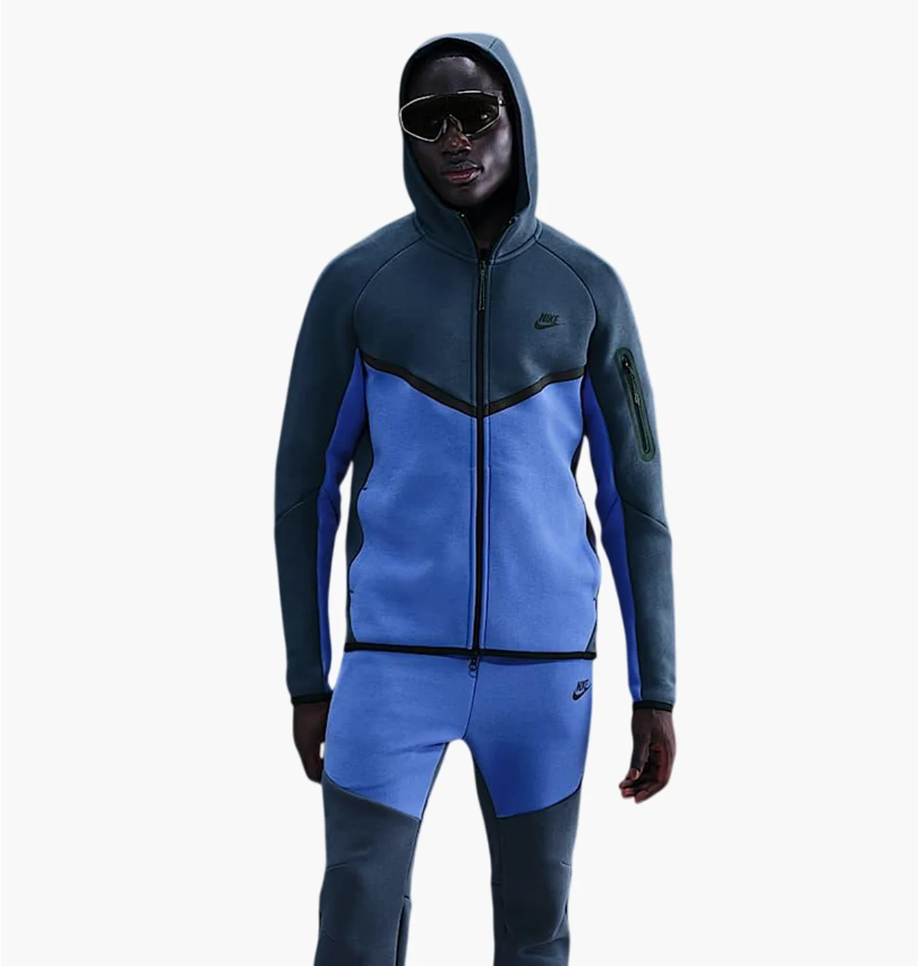Толстовка чоловіча Nike Tech Fleece Windrunner Blue HV0949-438