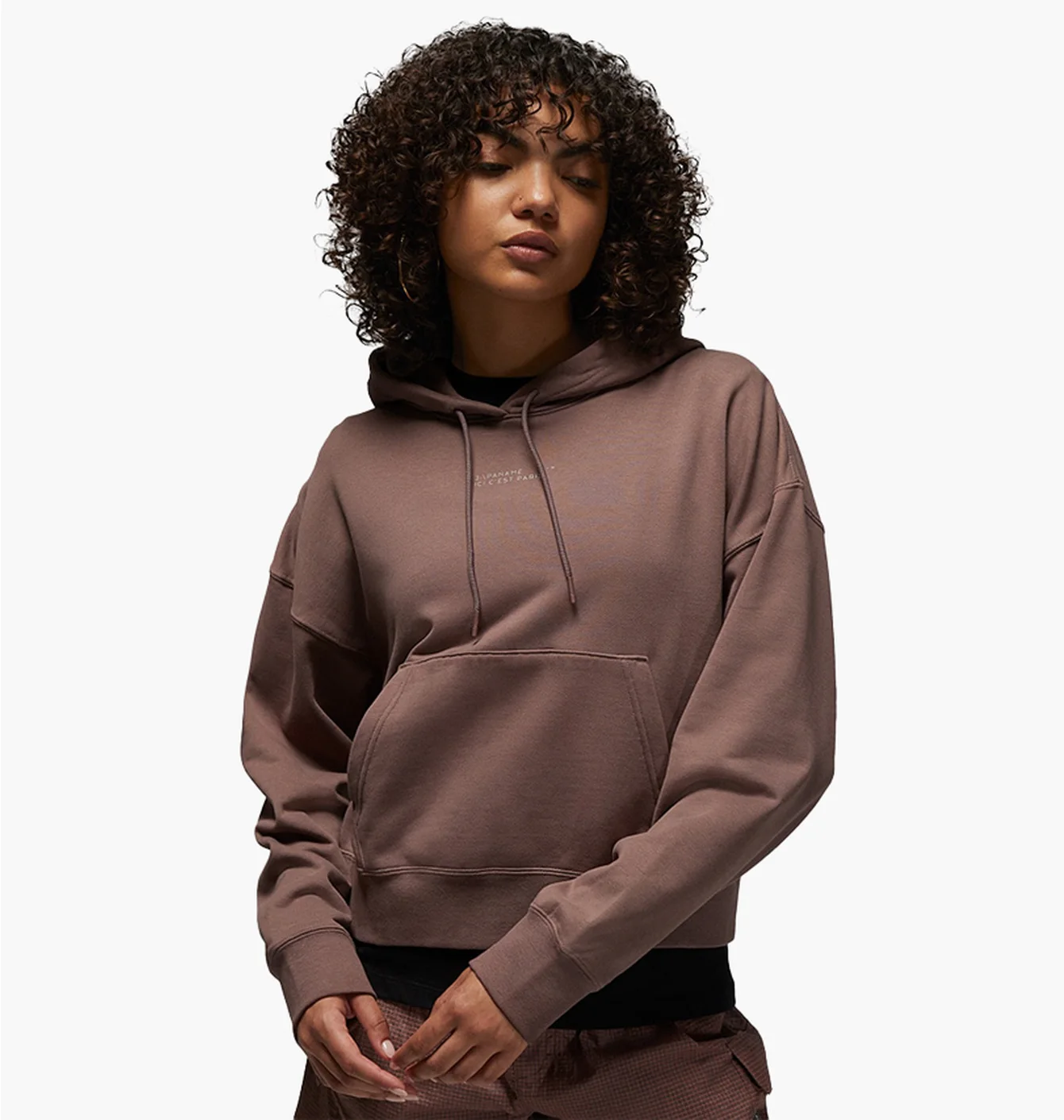Худі жіноче Air Jordan X Paris Saint-Germain Fleece Hoodie Brown DN3346-291