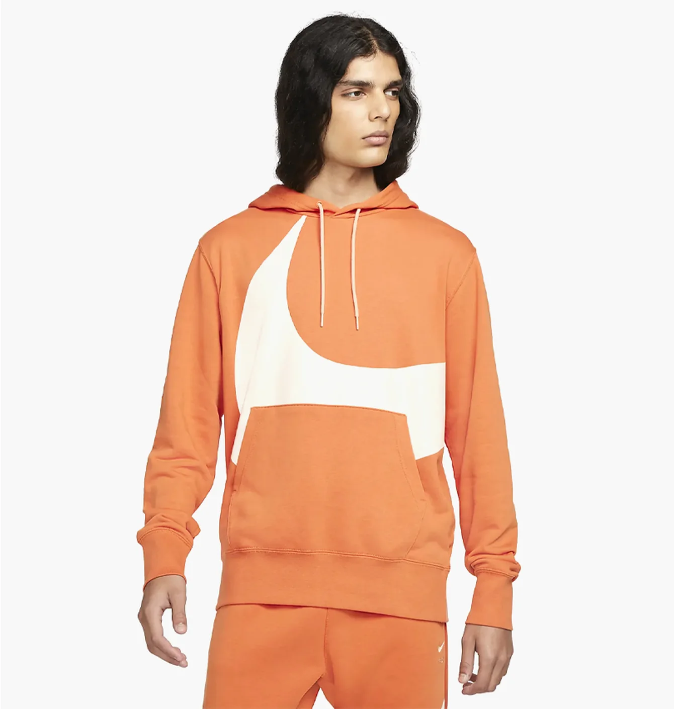 Худі чоловіче Nike Sportswear Swoosh Hoodie Orange DH1027-808