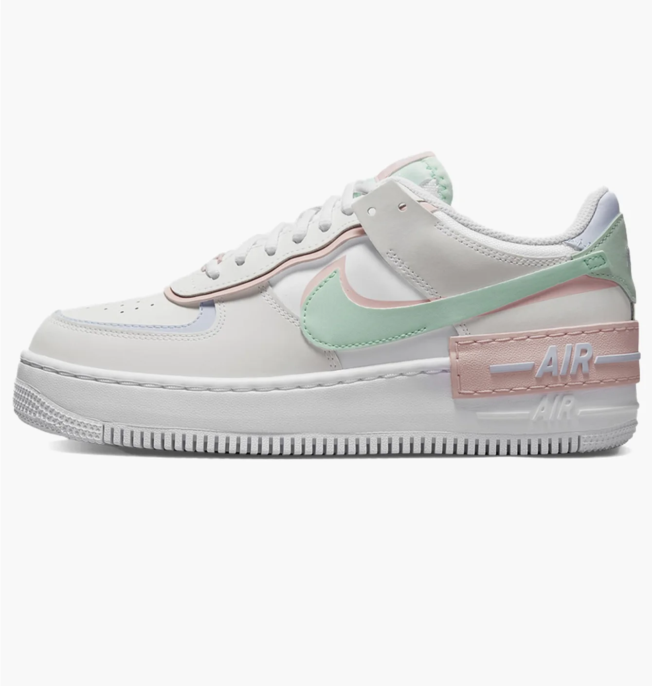 Кросівки жіночі Nike Air Force 1 Shadow W White/Green Ci0919-117