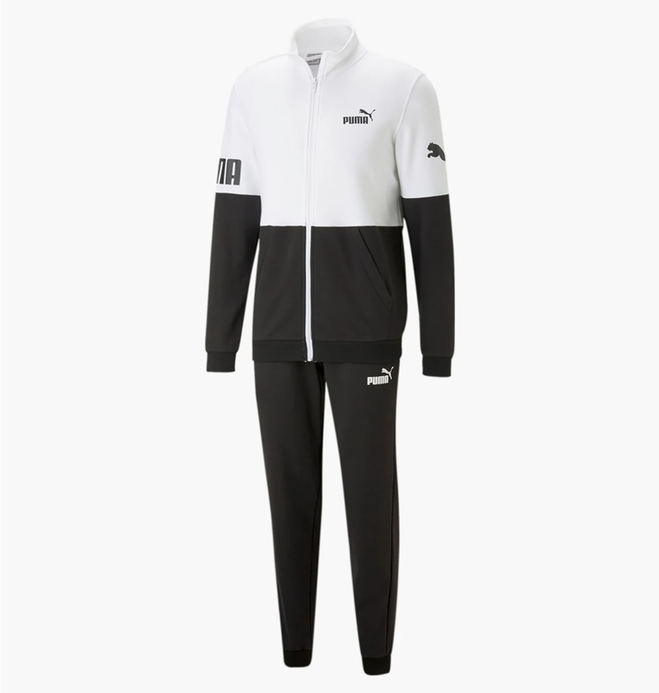 Спортивний костюм чоловічий Puma Power White/Black 673310-01
