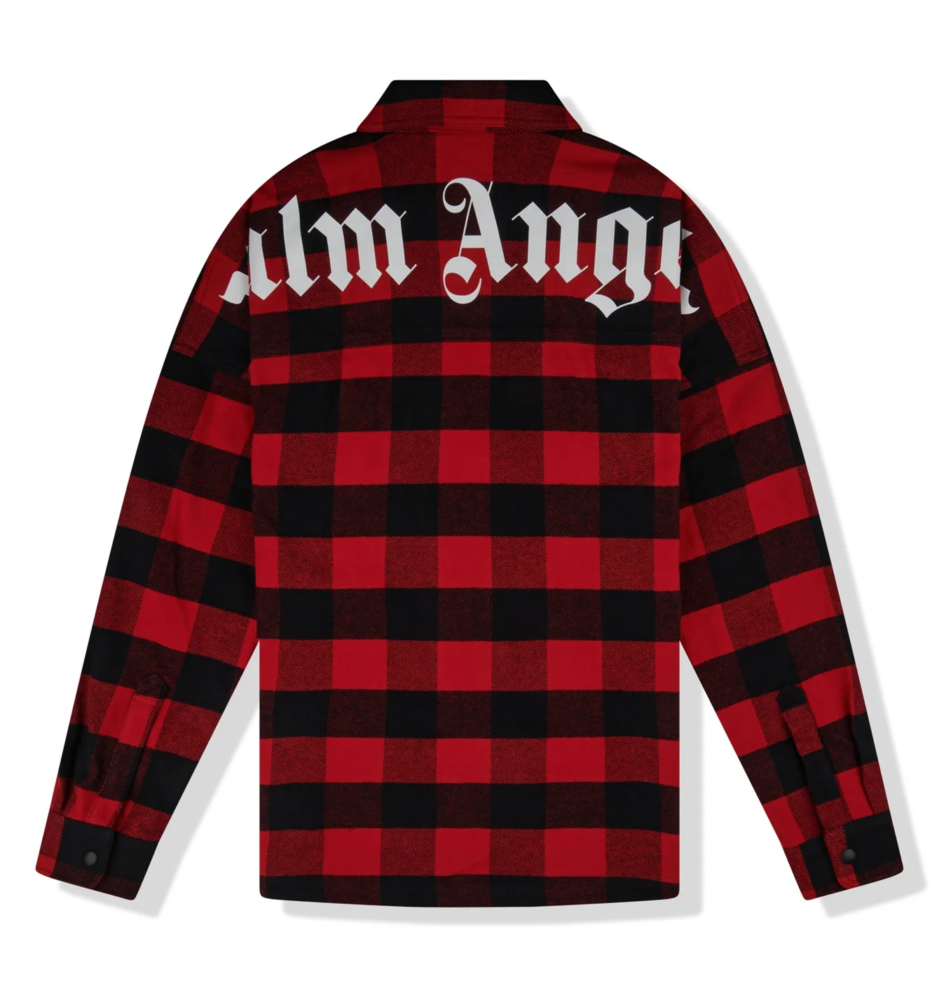 Сорочка чоловіча Palm Angels Classic Logo Overshirt Red/Black PMGA024C99FAB0012501