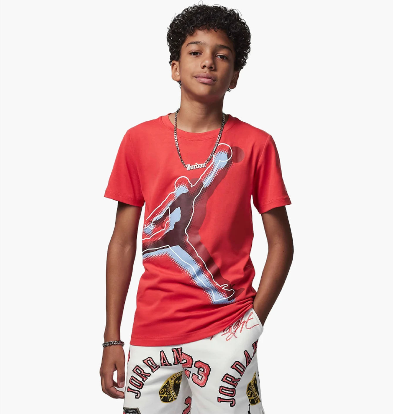 Футболка дитяча Nike Jumpman Hbr Haze Out Red 95C977-R0F