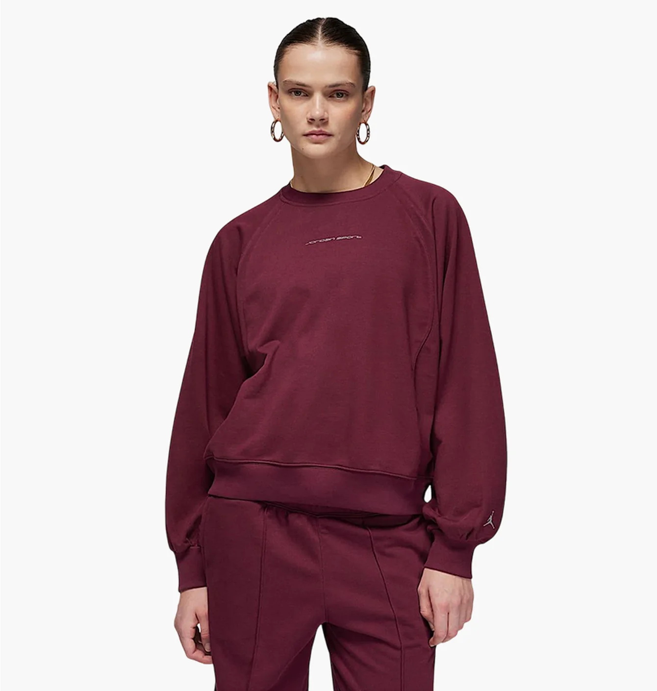 Світшот жіночий Air Jordan Graphic Fleece Bordo FN5122-681
