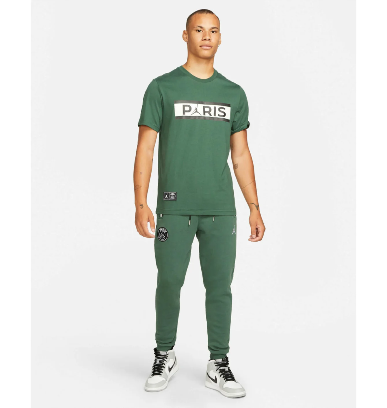 Футболка чоловіча Air Jordan Psg Green Db6510-333