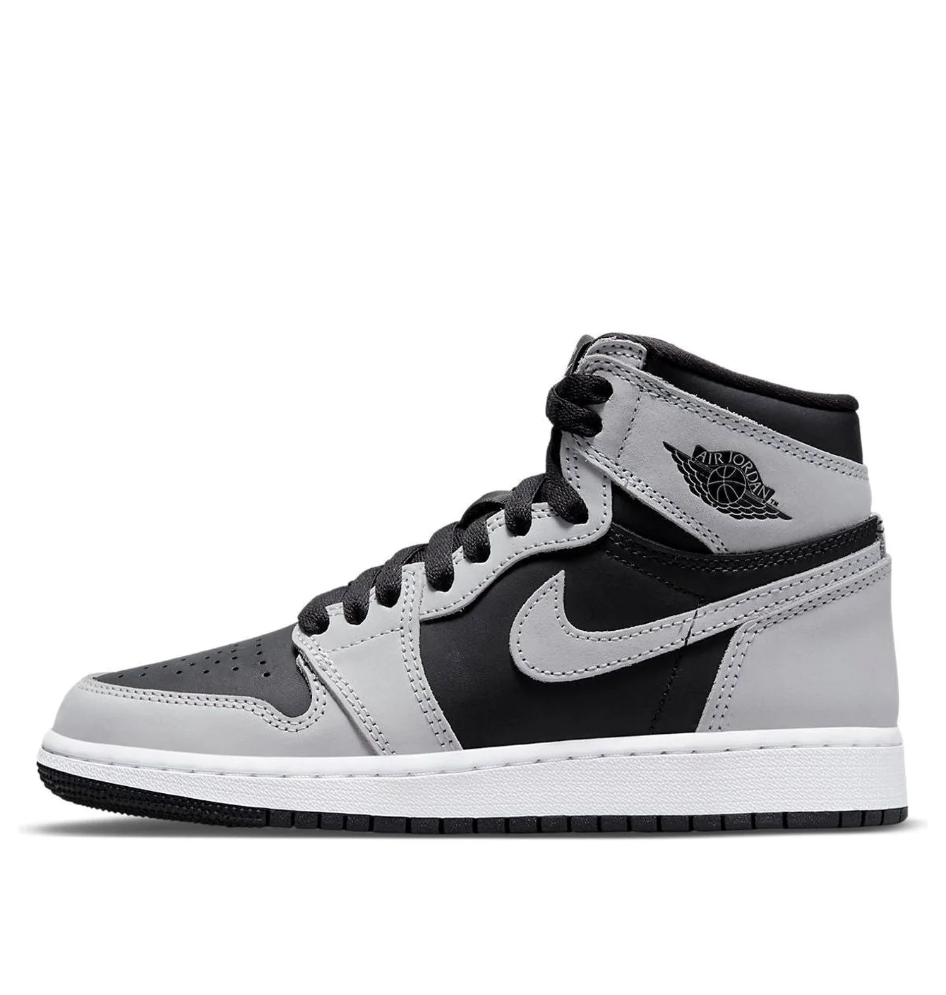 Кросівки дитячі Air Jordan 1 Retro High Og Gs Black/Grey 575441-035