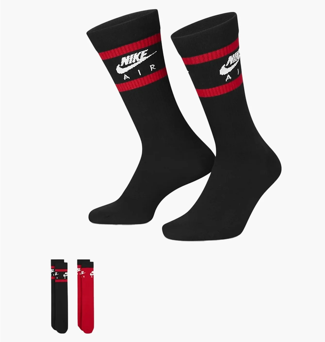 Шкарпетки унісекс Nike Everyday Essential Crew Black (2 пари) DH6170-905