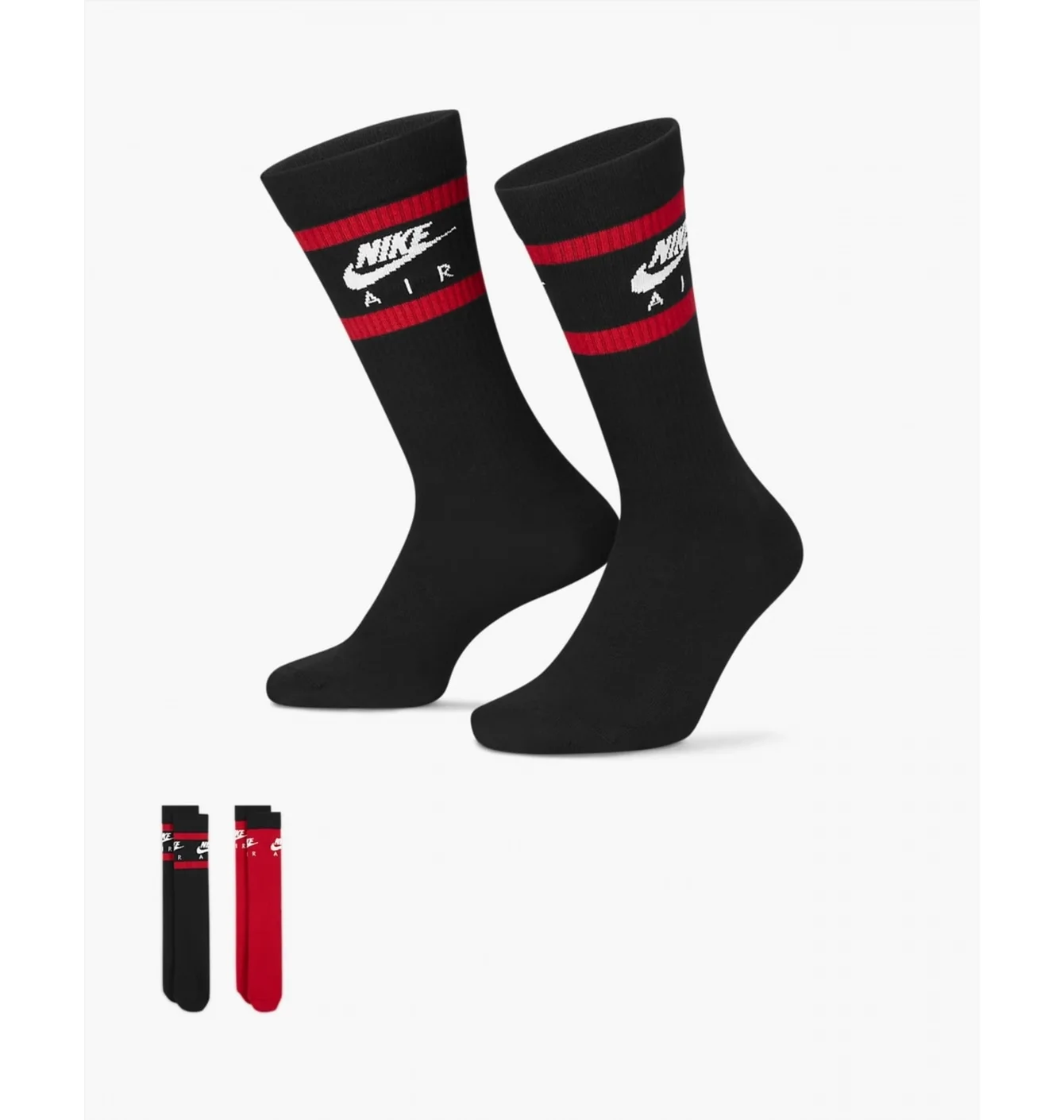 Шкарпетки унісекс Nike Everyday Essential Crew Black (2 пари) DH6170-905