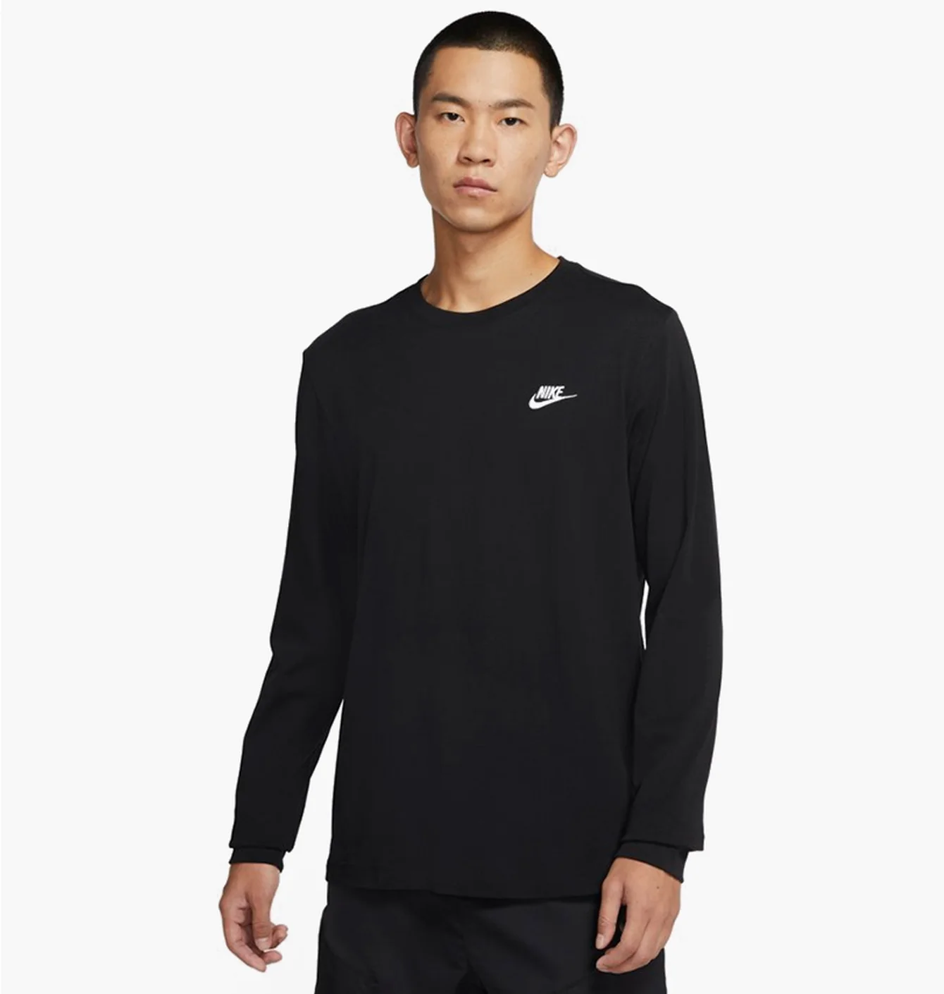 Лонгслів чоловічий Nike Sportswear Black AR5193-010