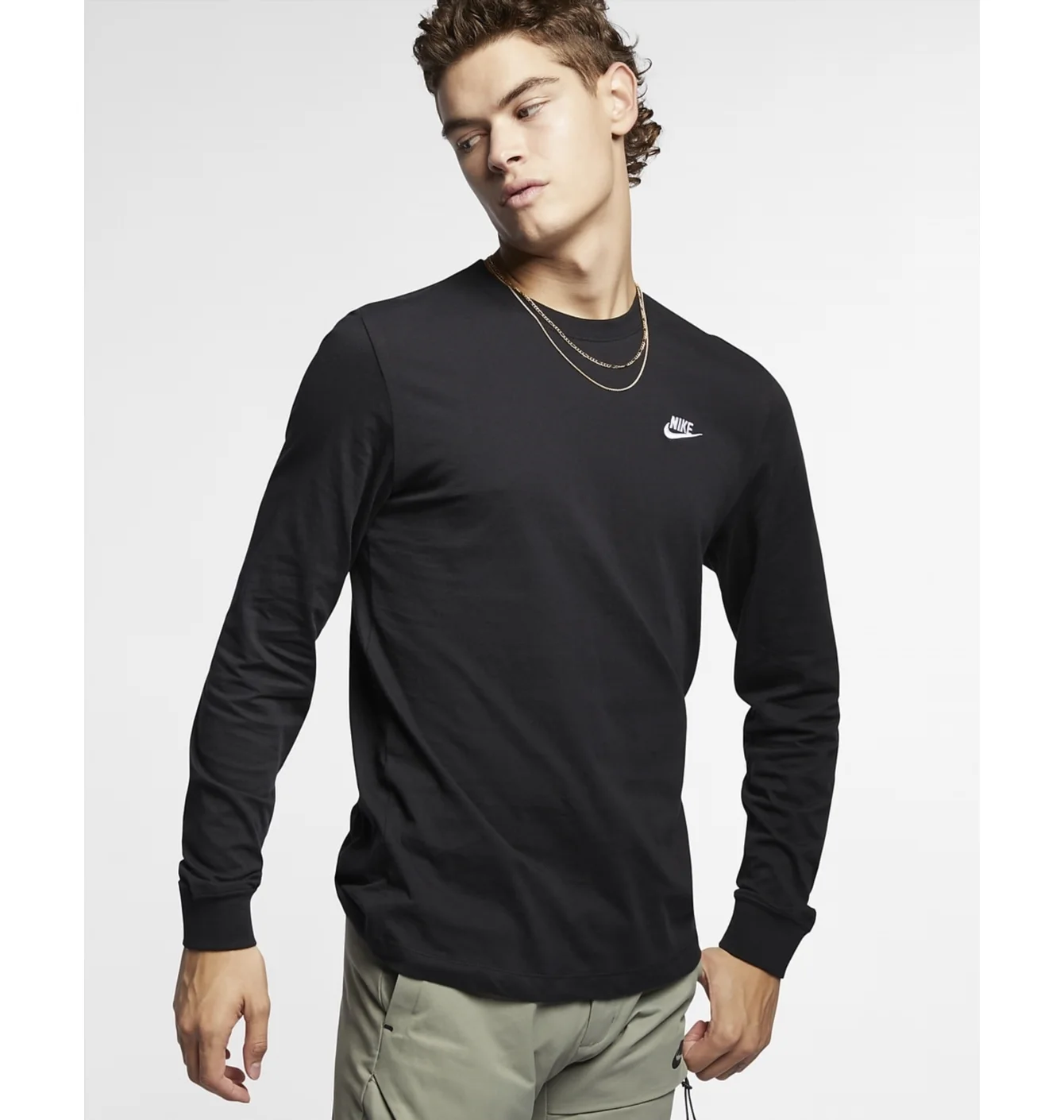 Лонгслів чоловічий Nike Sportswear Black AR5193-010